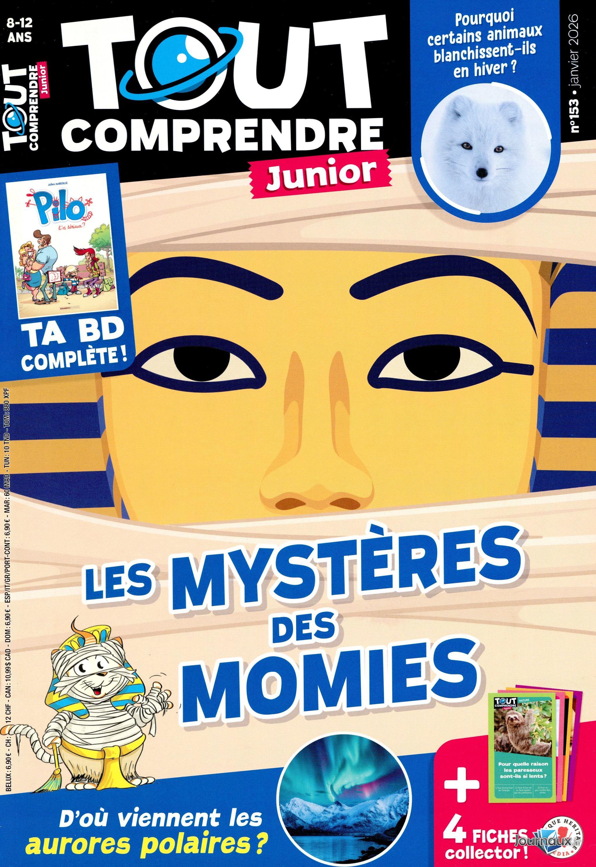 Tout Comprendre Junior - 2 magazines (octobre-novembre2025) n° 153 2025-12-19