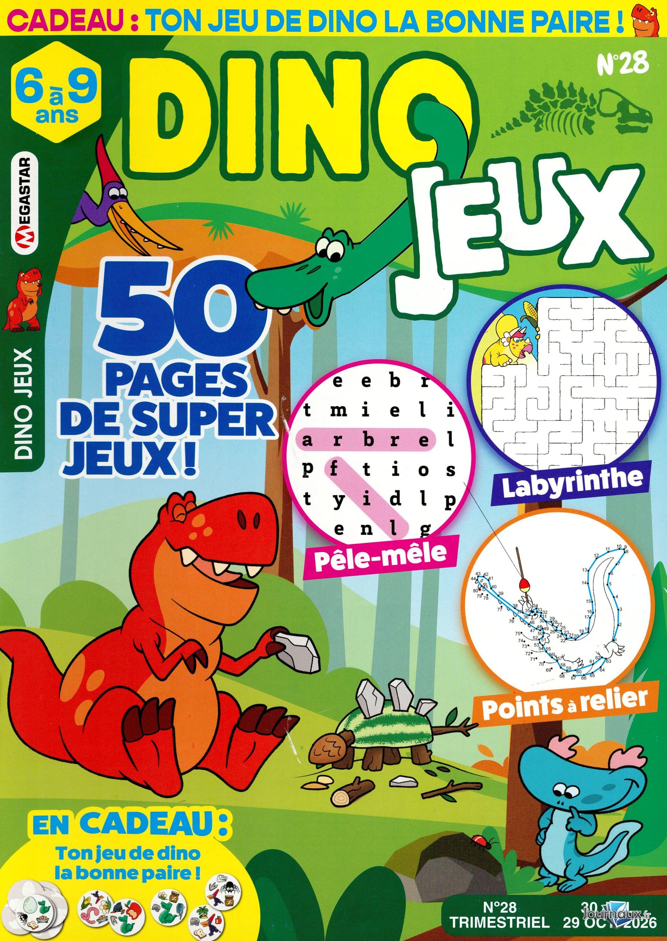 MG Dino Jeux 6 à 9 ans n° 28 2026-07-30