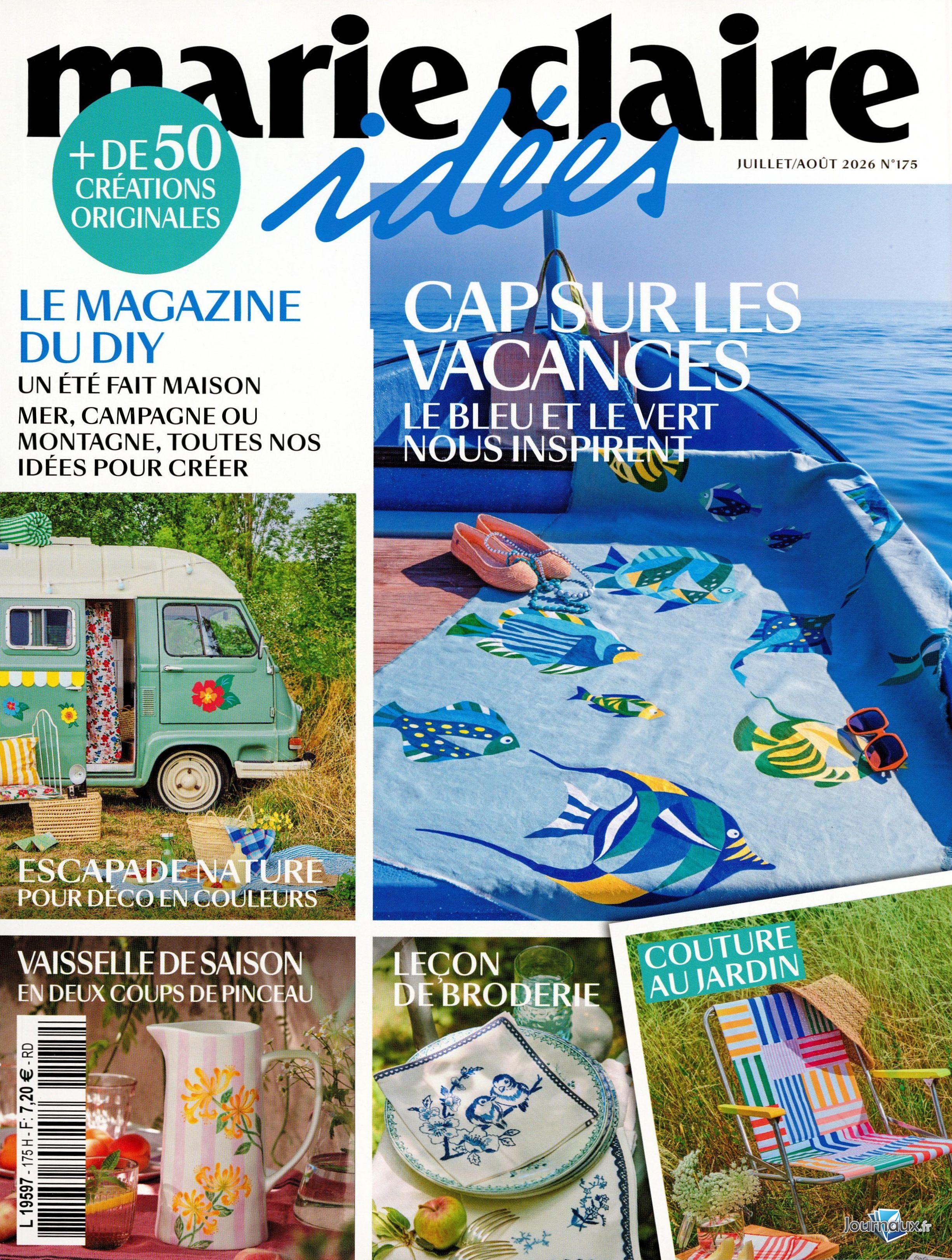 Marie Claire Idées + vos tissus petit pan n° 175 2026-07-02