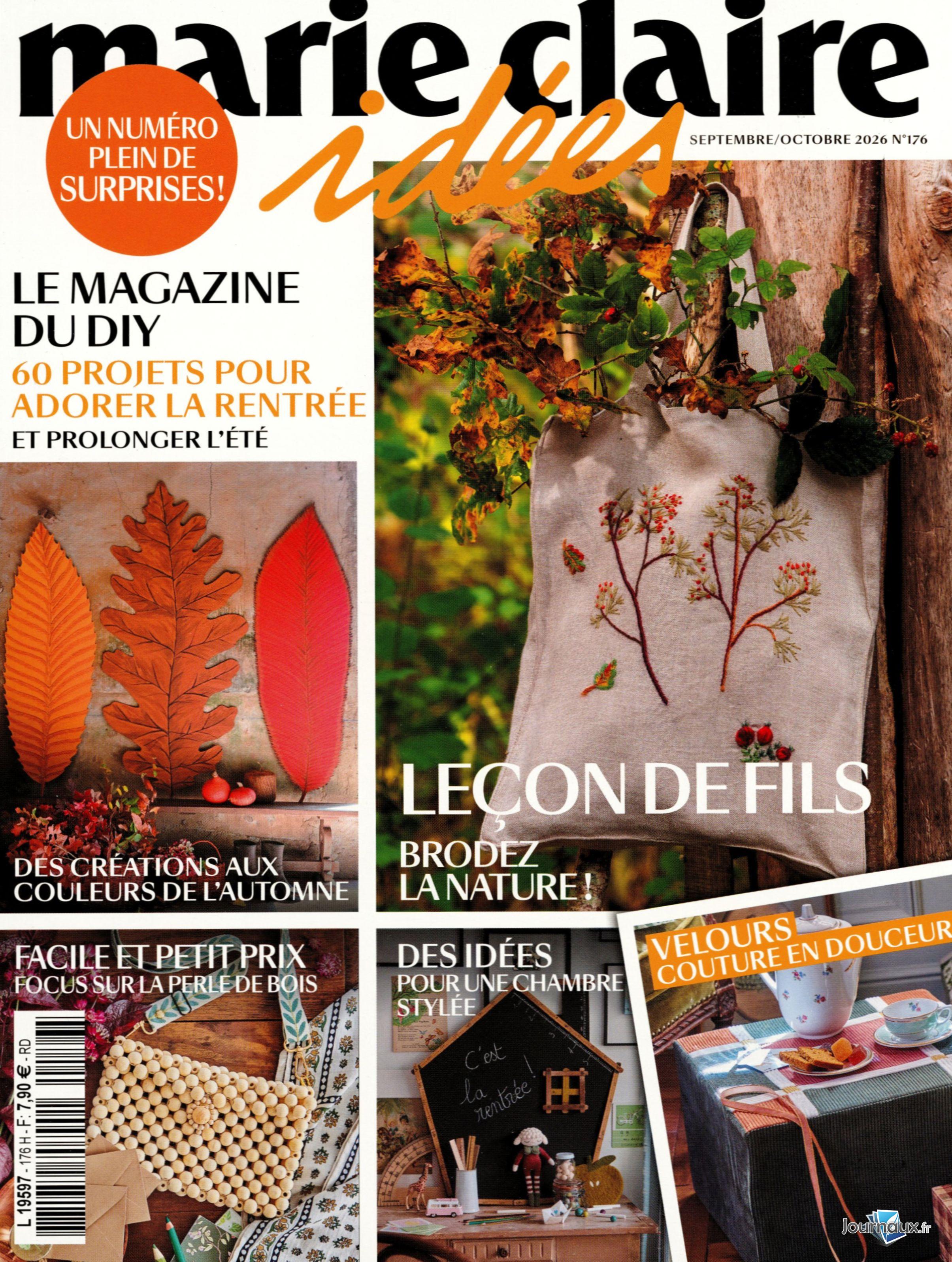 Marie Claire Idées + vos tissus petit pan n° 176 2026-08-27