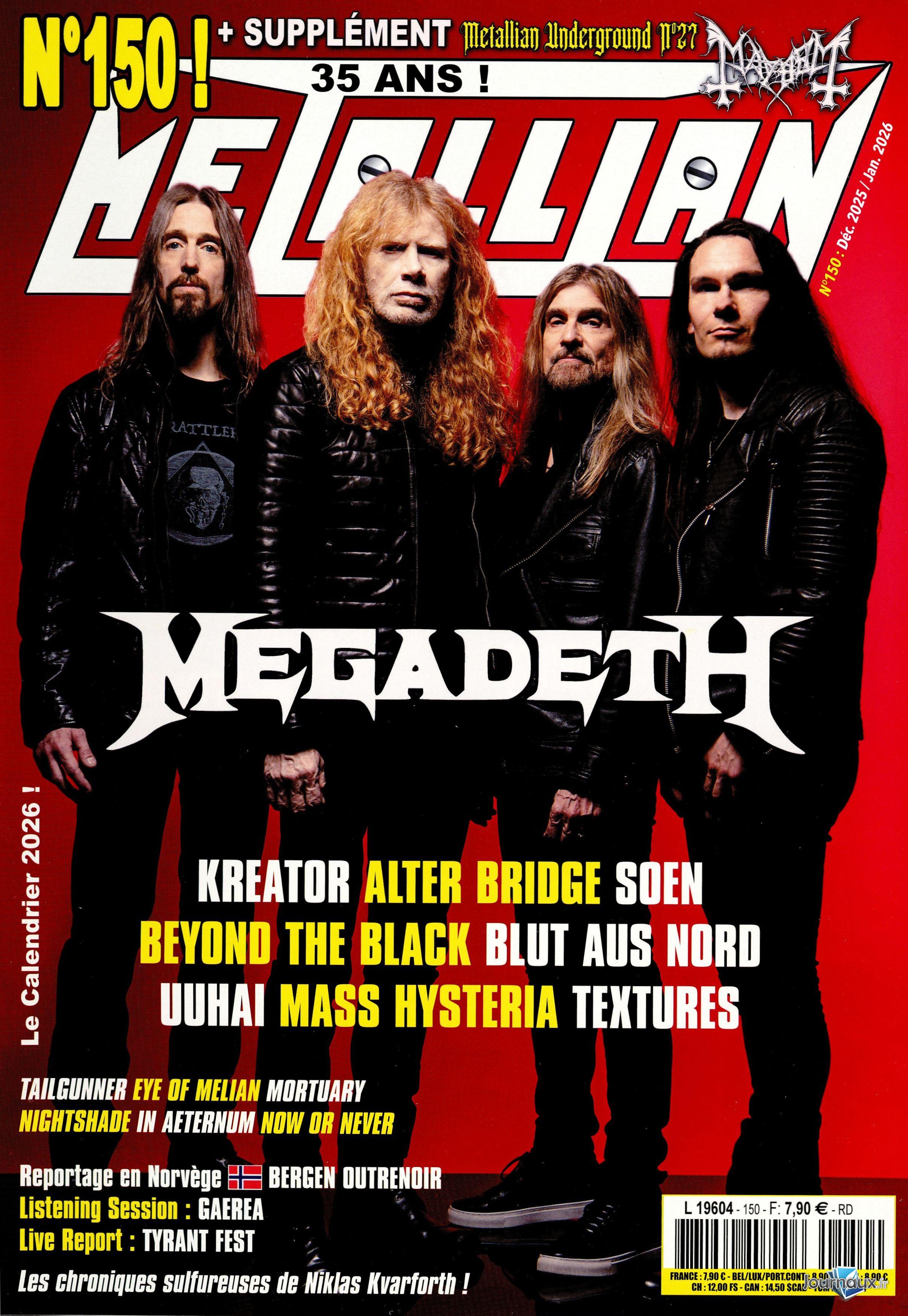 Metallian n° 150 2026-01-09