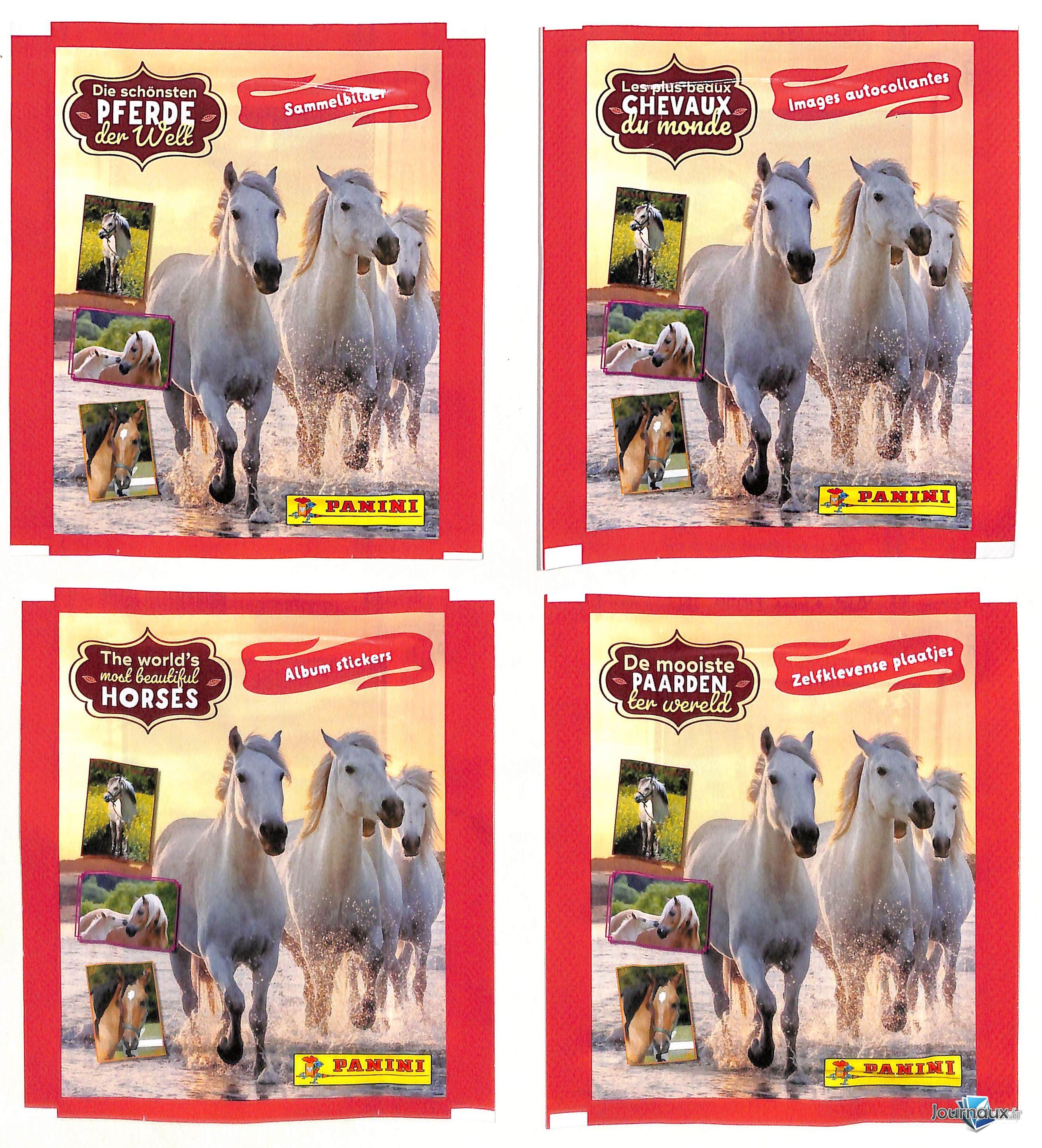 Les plus beaux chevaux du monde - PANINI n° 1 2023-02-01