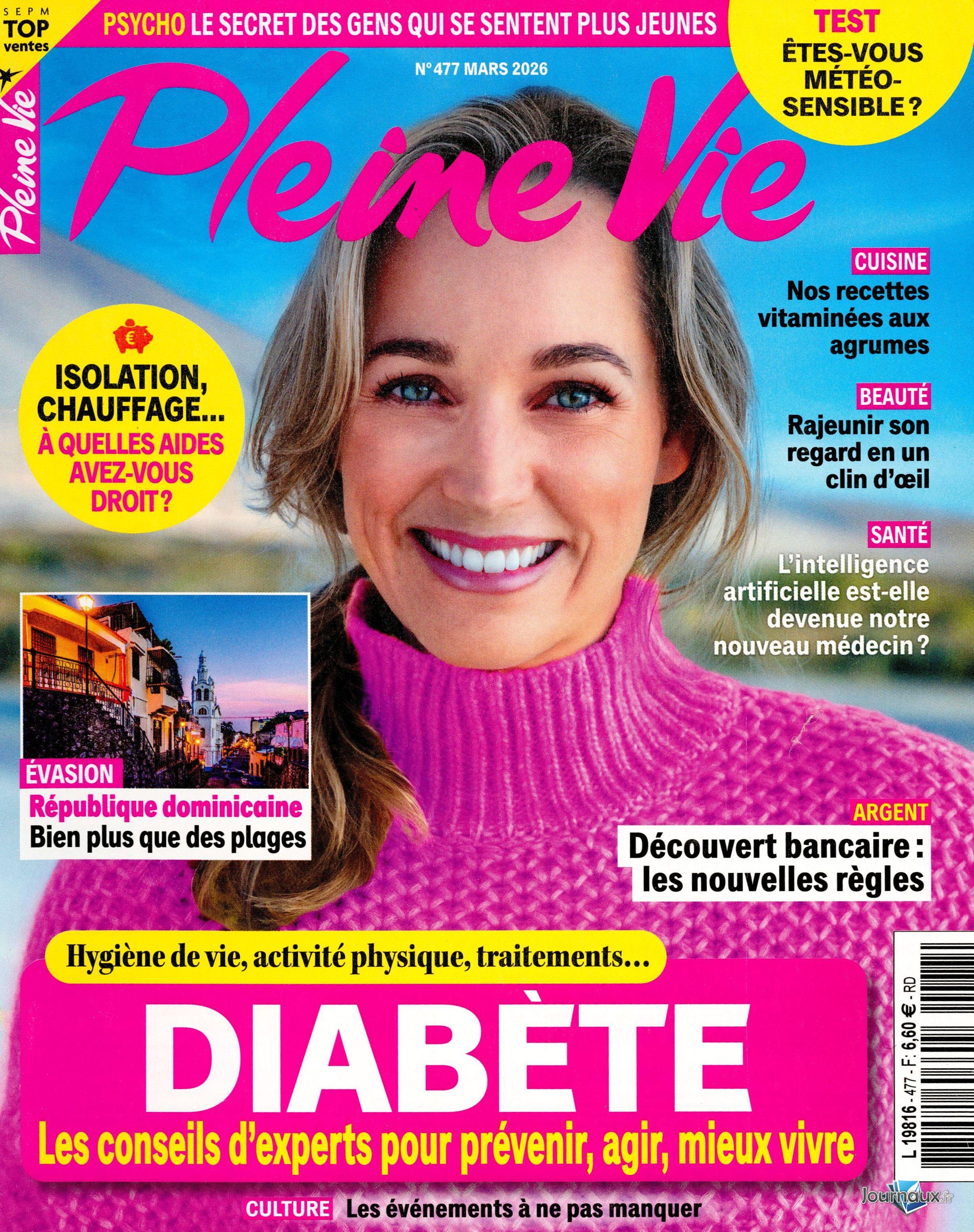 Pleine vie + Ami des jardins  n° 477 2026-01-31