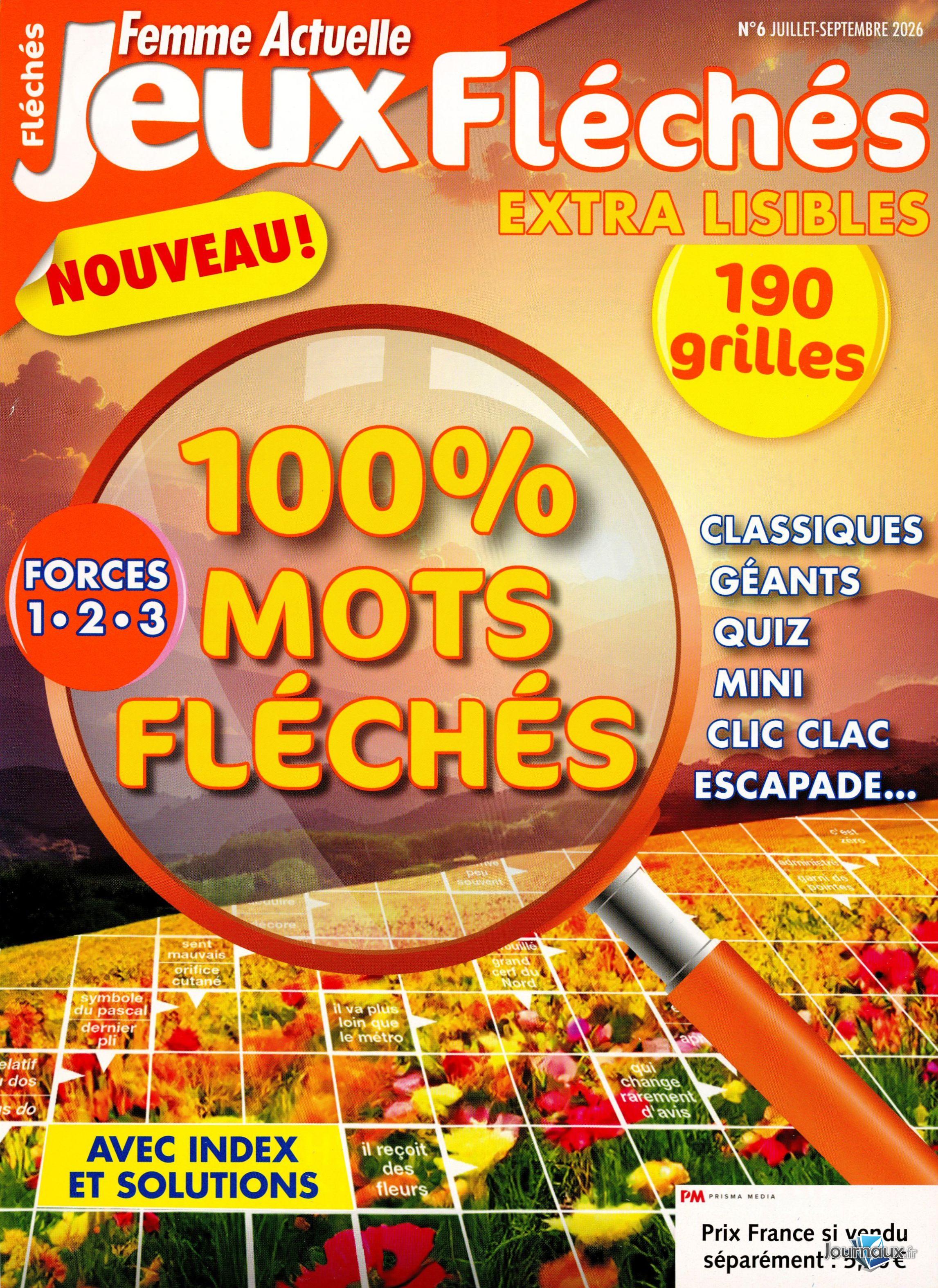Femme Actuelle Jeux + Femme Actuelle jeux Fléchés Extra Lisible n° 258 2026-07-29