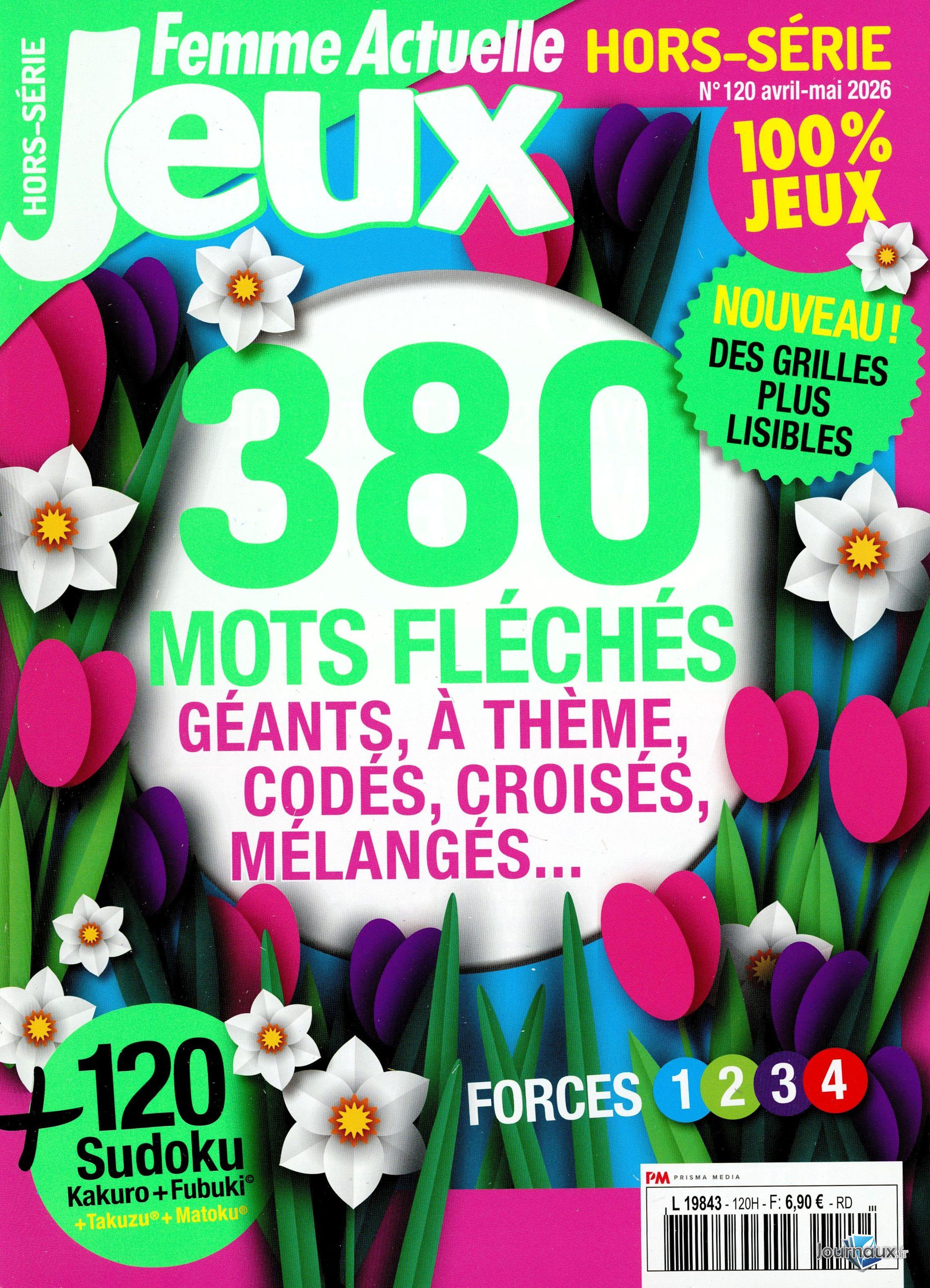 Pack Femme Actuelle Jeux Hors-Sére  n° 120 2026-04-09