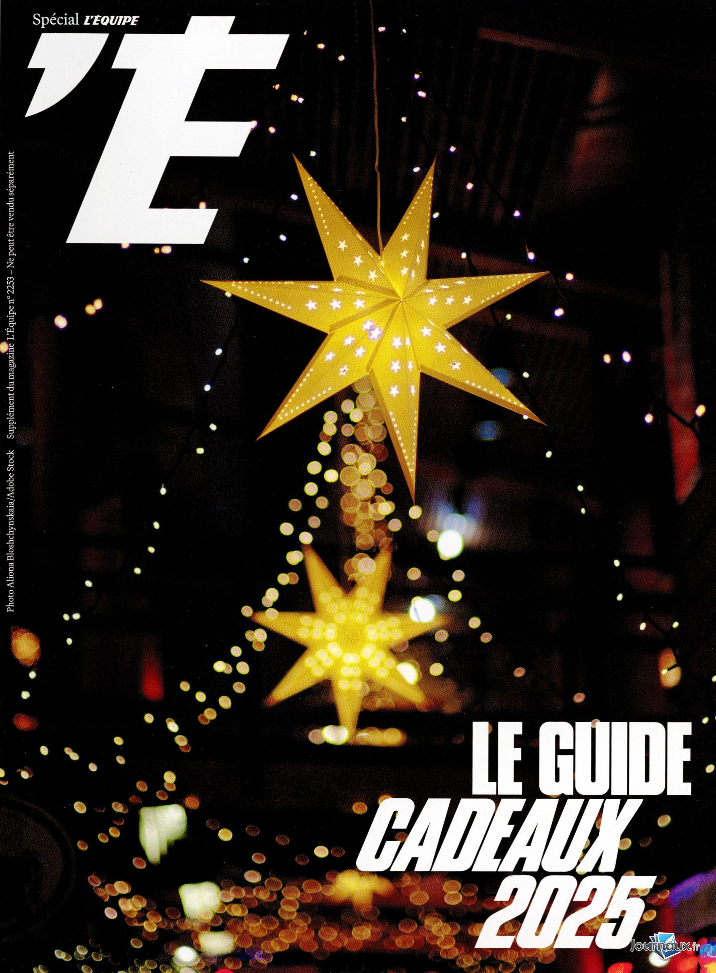 L'Equipe Samedi + Supplément Equipe Magazine + Supplément Cadeaux n° 1206 2025-12-06