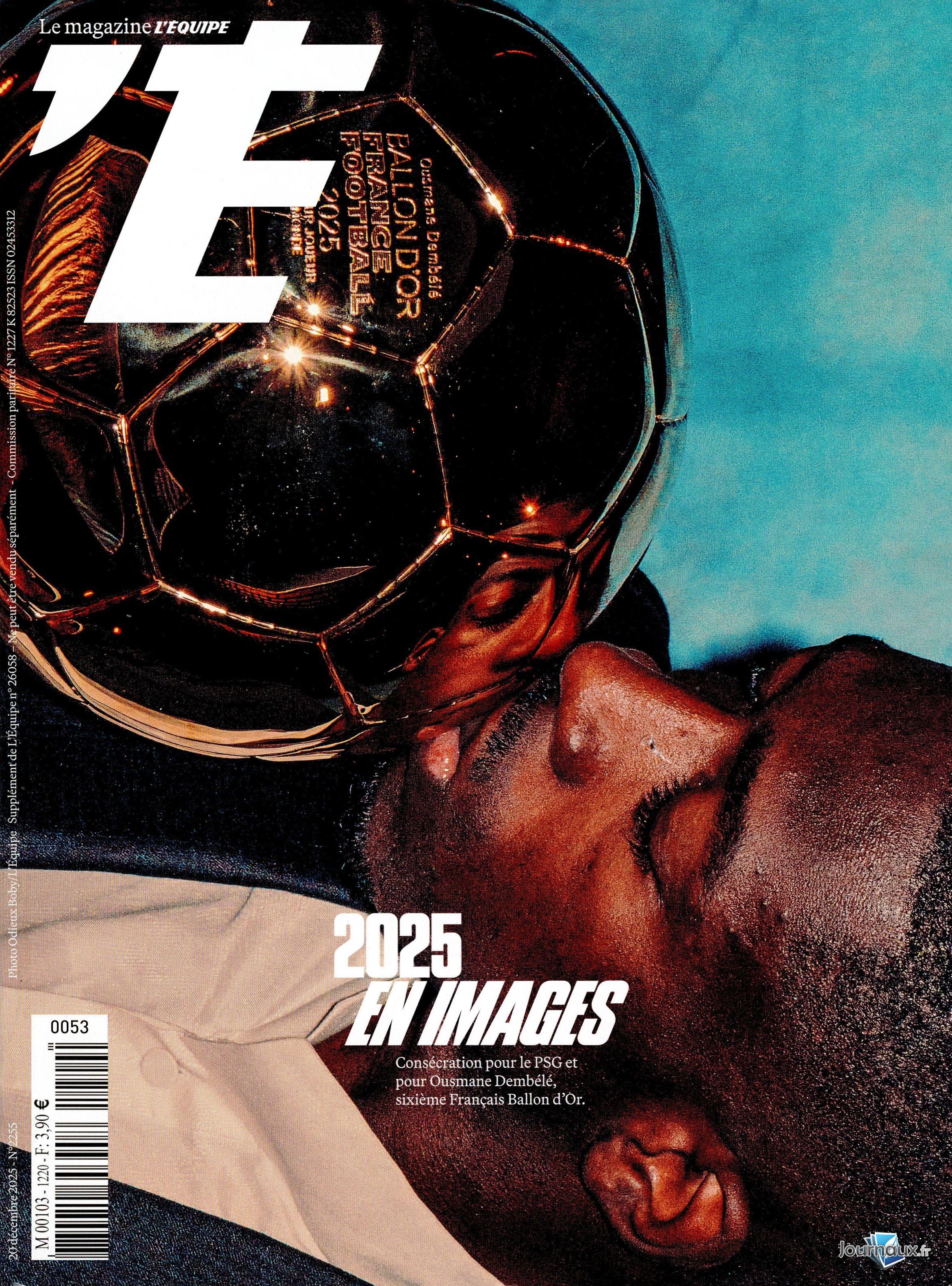 L'Equipe Samedi + Supplément Equipe Magazine n° 1220 2025-12-20