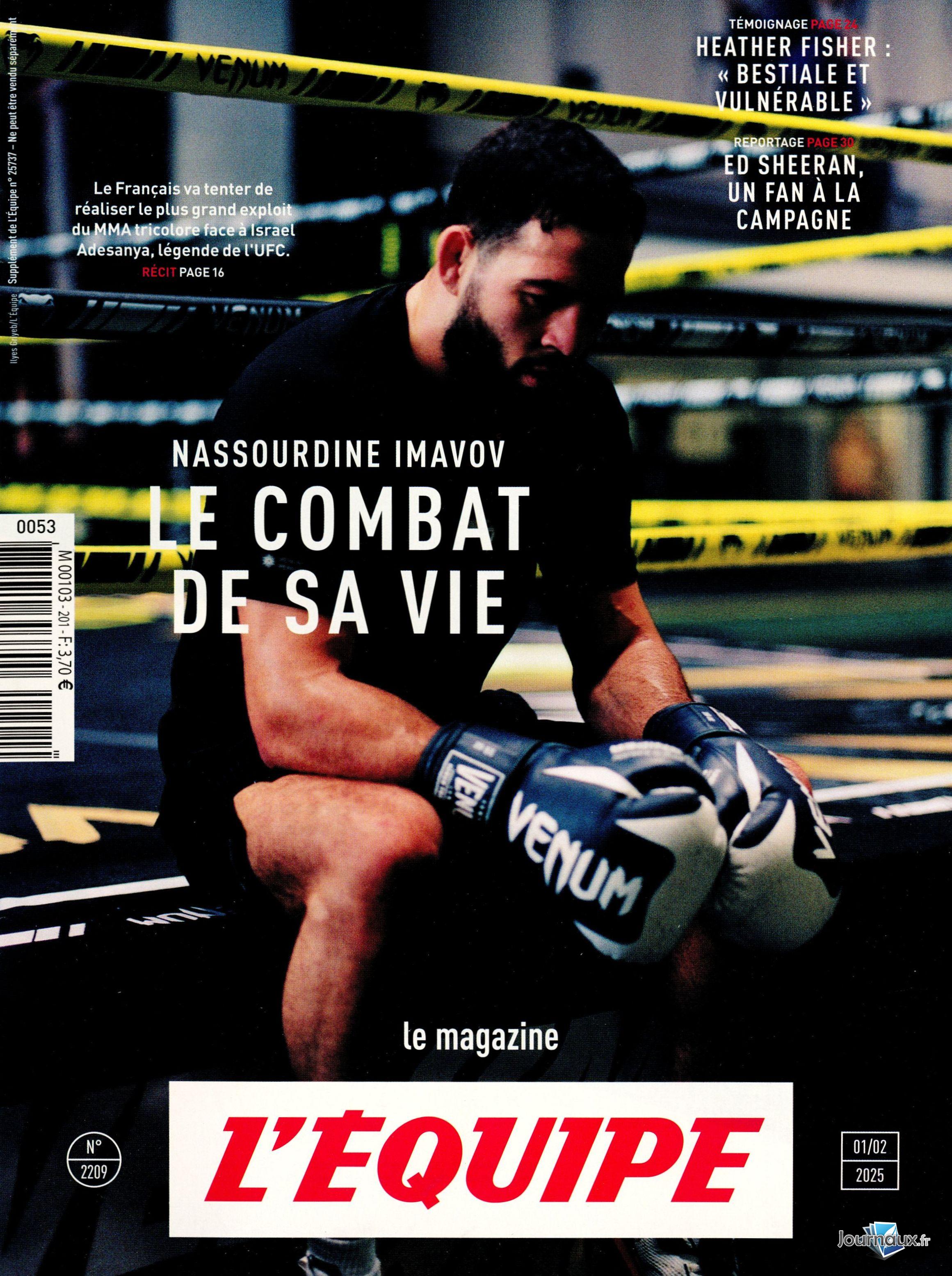 L'Equipe Samedi + Supplément Equipe Magazine n° 201 2025-02-01