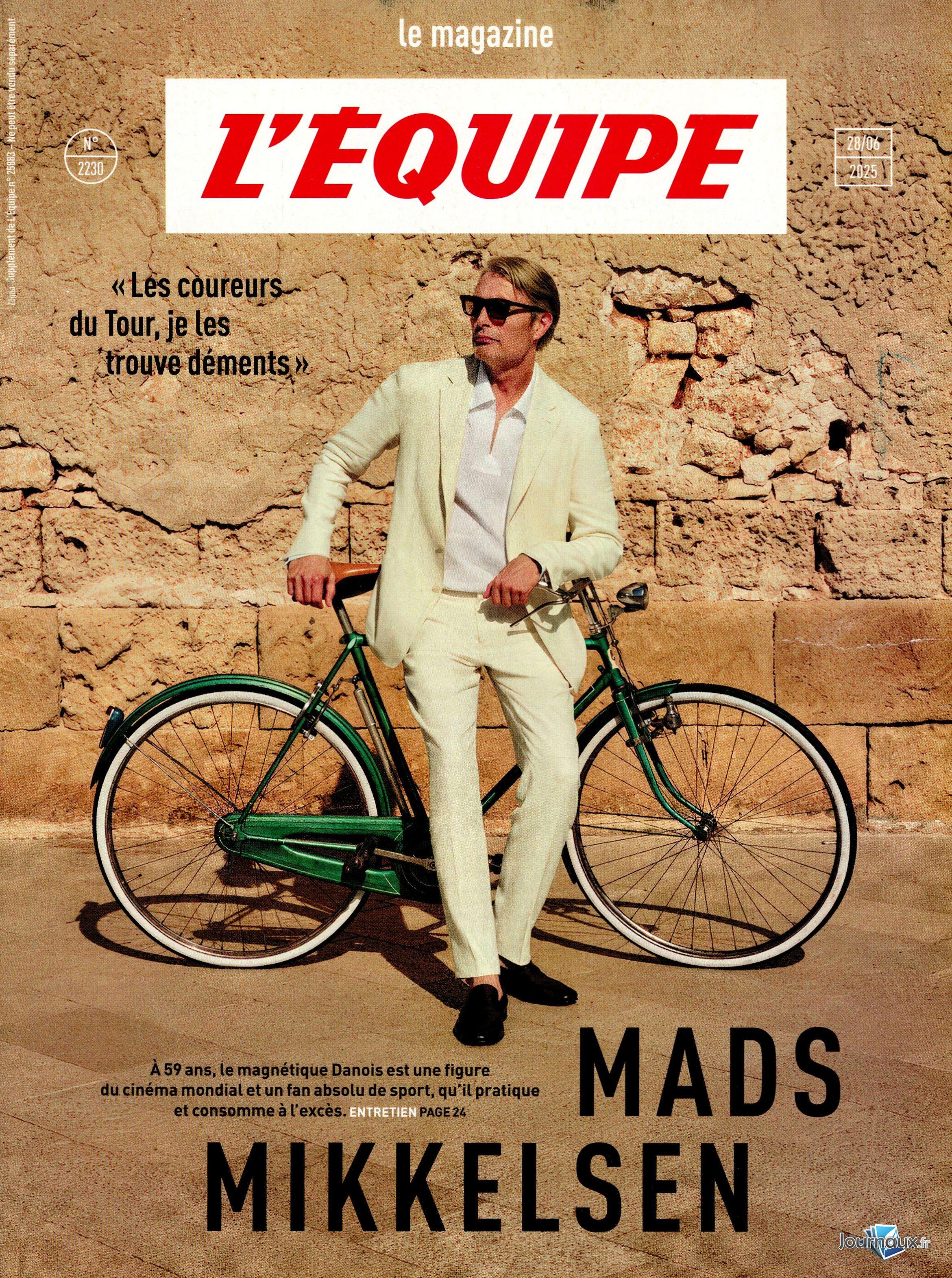 L'Equipe Samedi + Supplément Equipe Magazine n° 628 2025-06-28
