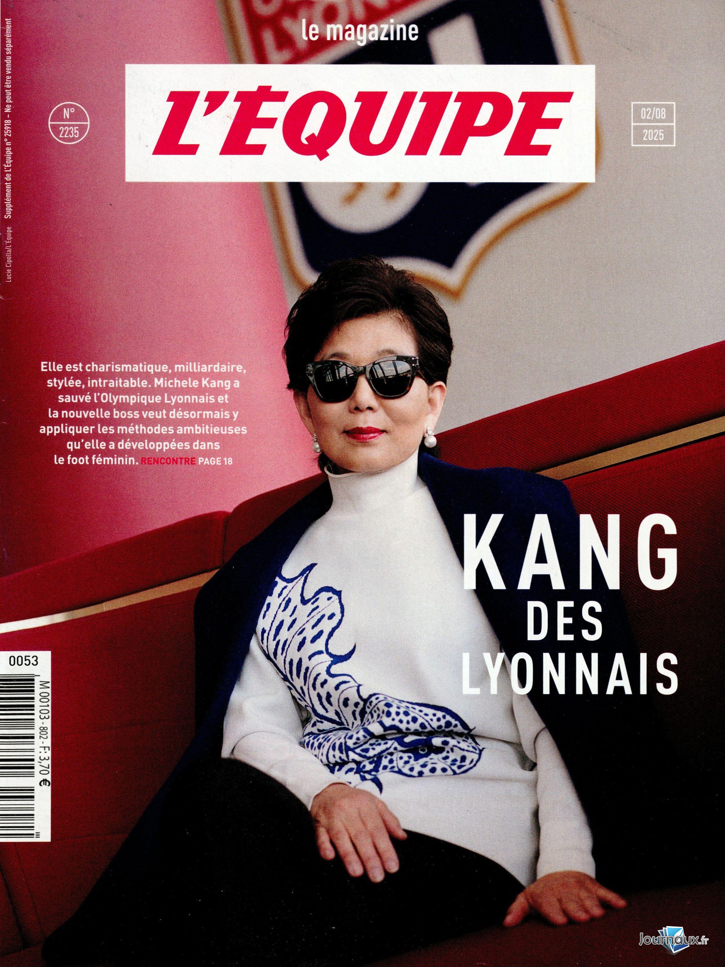L'Equipe Samedi + Supplément Equipe Magazine n° 802 2025-08-02