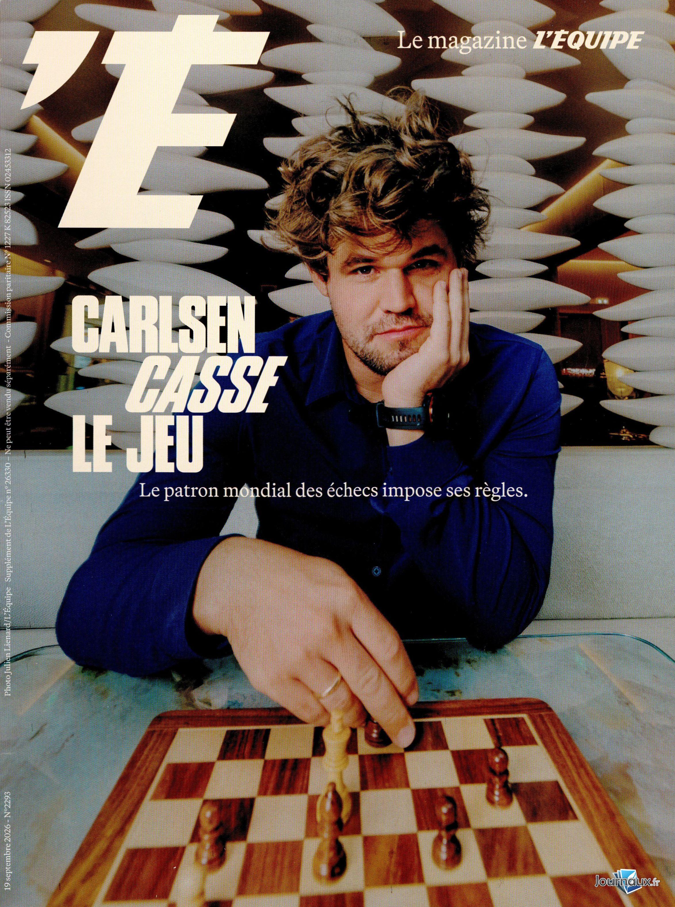 L'Equipe Samedi + Supplément Equipe Magazine n° 919 2026-09-19