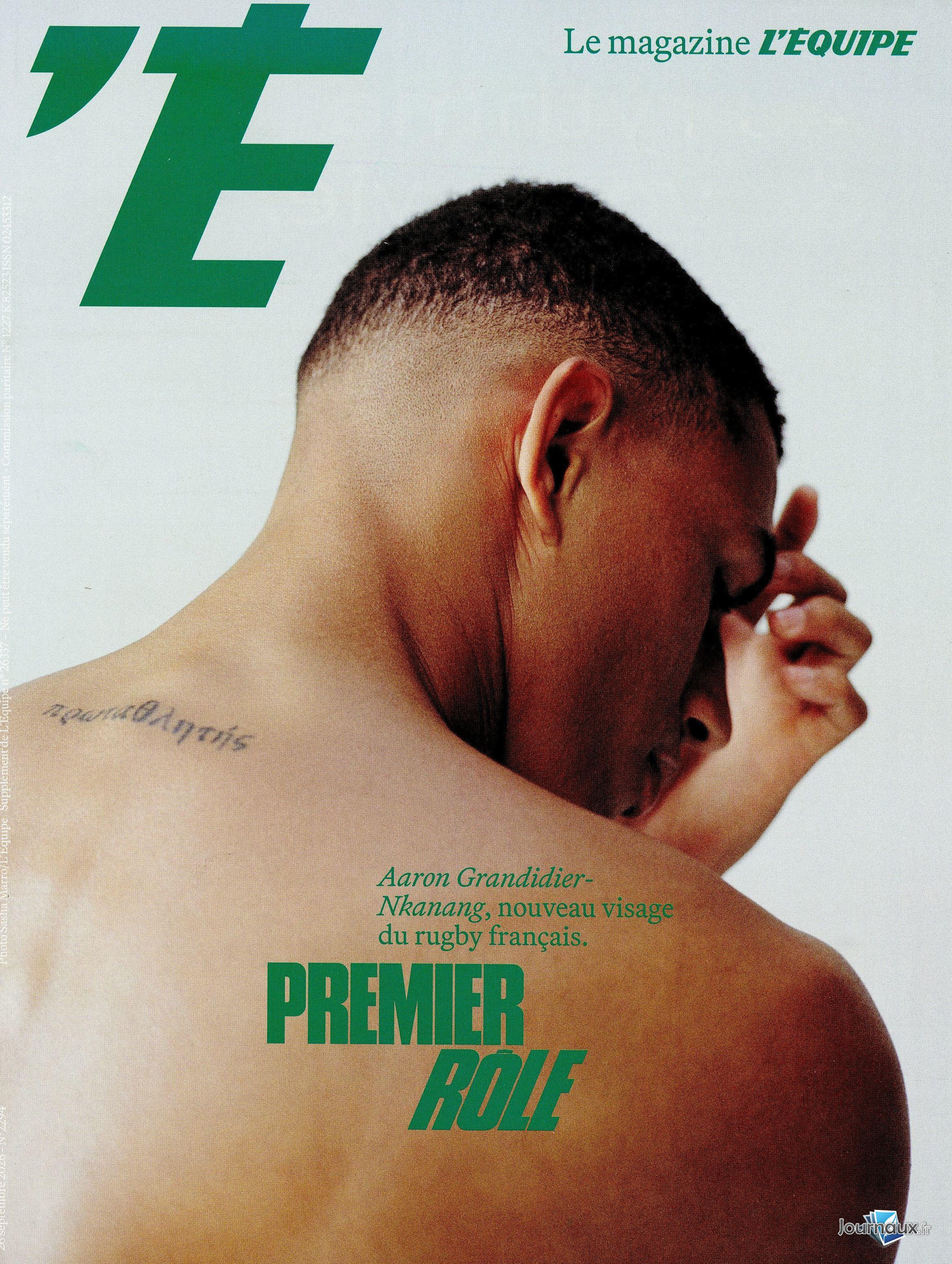 L'Equipe Samedi + Supplément Equipe Magazine n° 926 2026-09-26