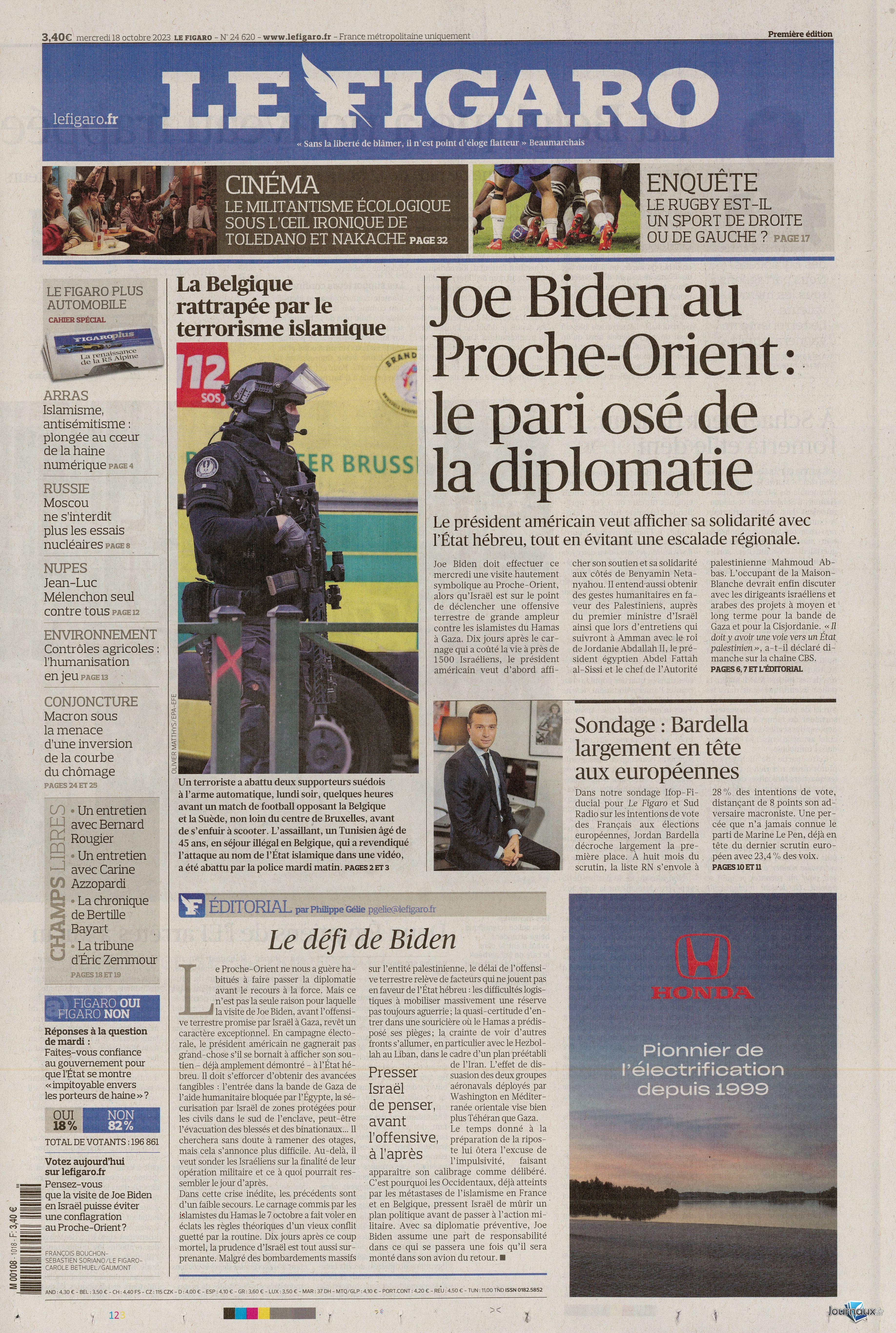 Le Figaro n° 1018 2025-10-18