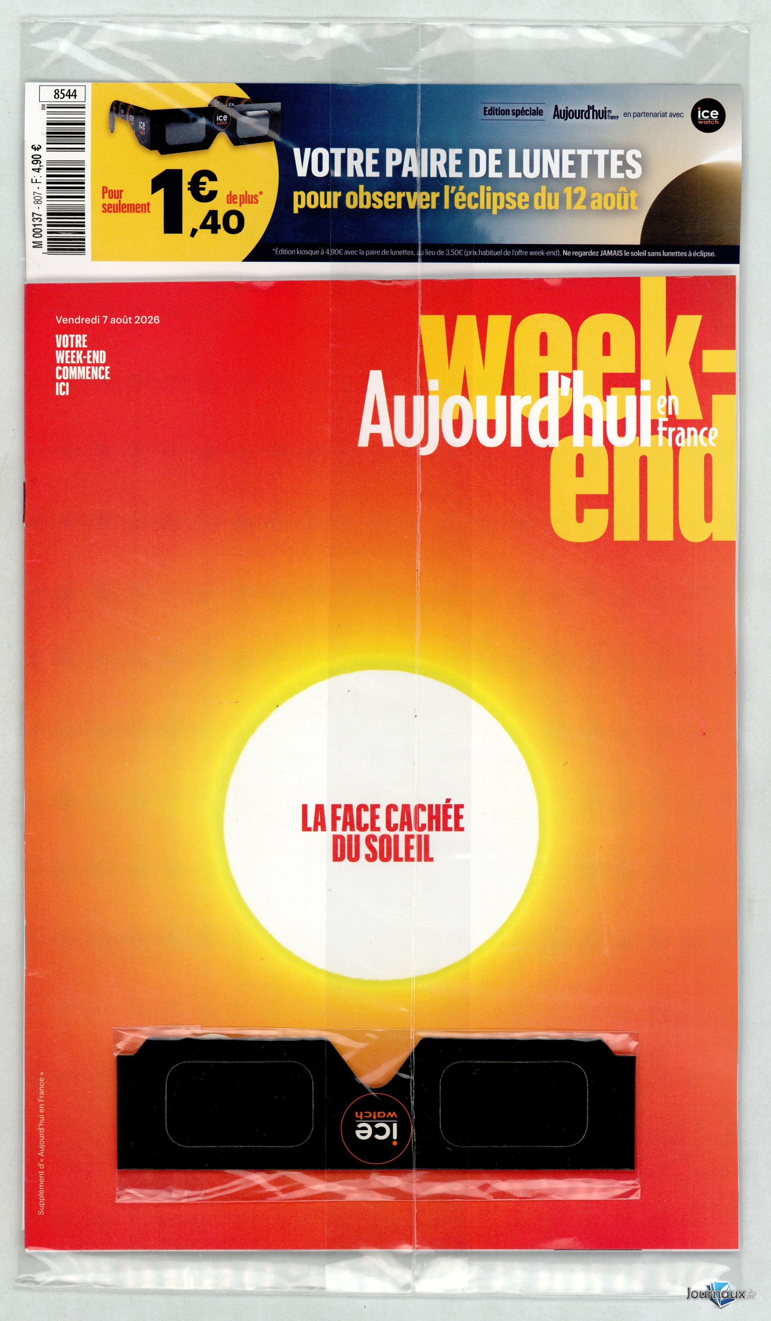 Aujourd'hui en France Week-End n° 807 2026-08-07