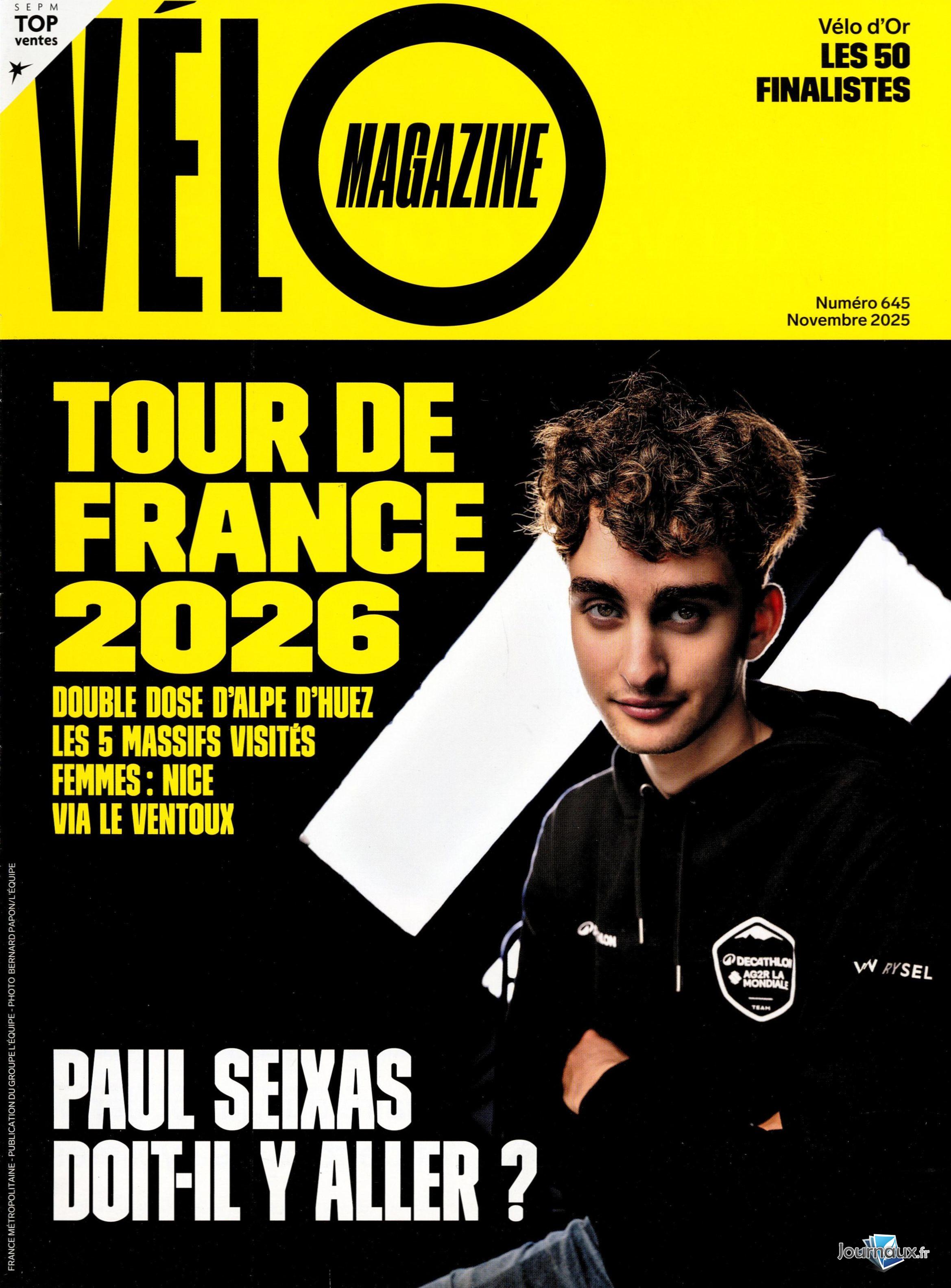L'Equipe + Equipe Magazine + Vélo Magazine n° 1115 2025-11-15