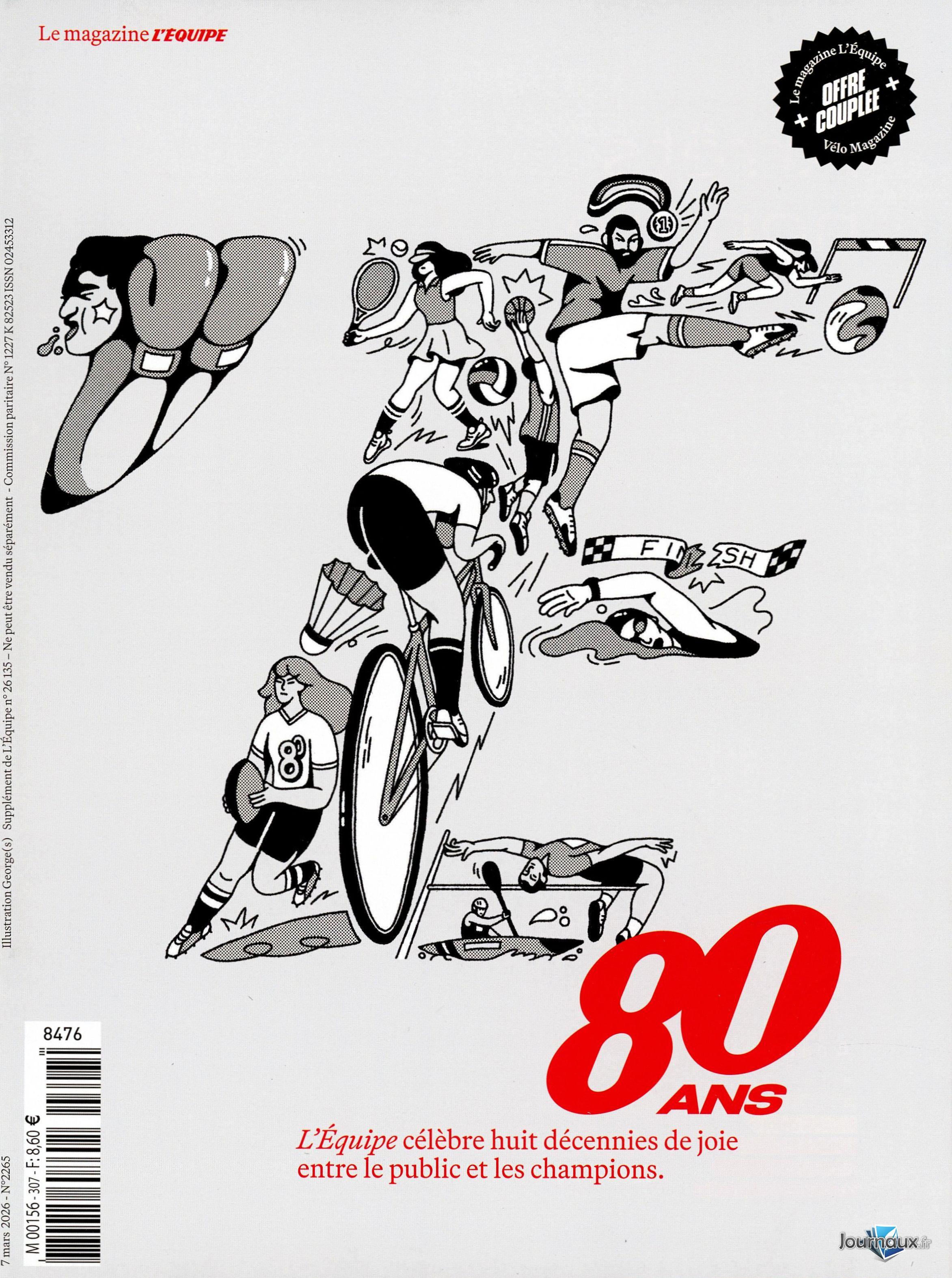 L'Equipe + Equipe Magazine + Vélo Magazine n° 307 2026-03-07