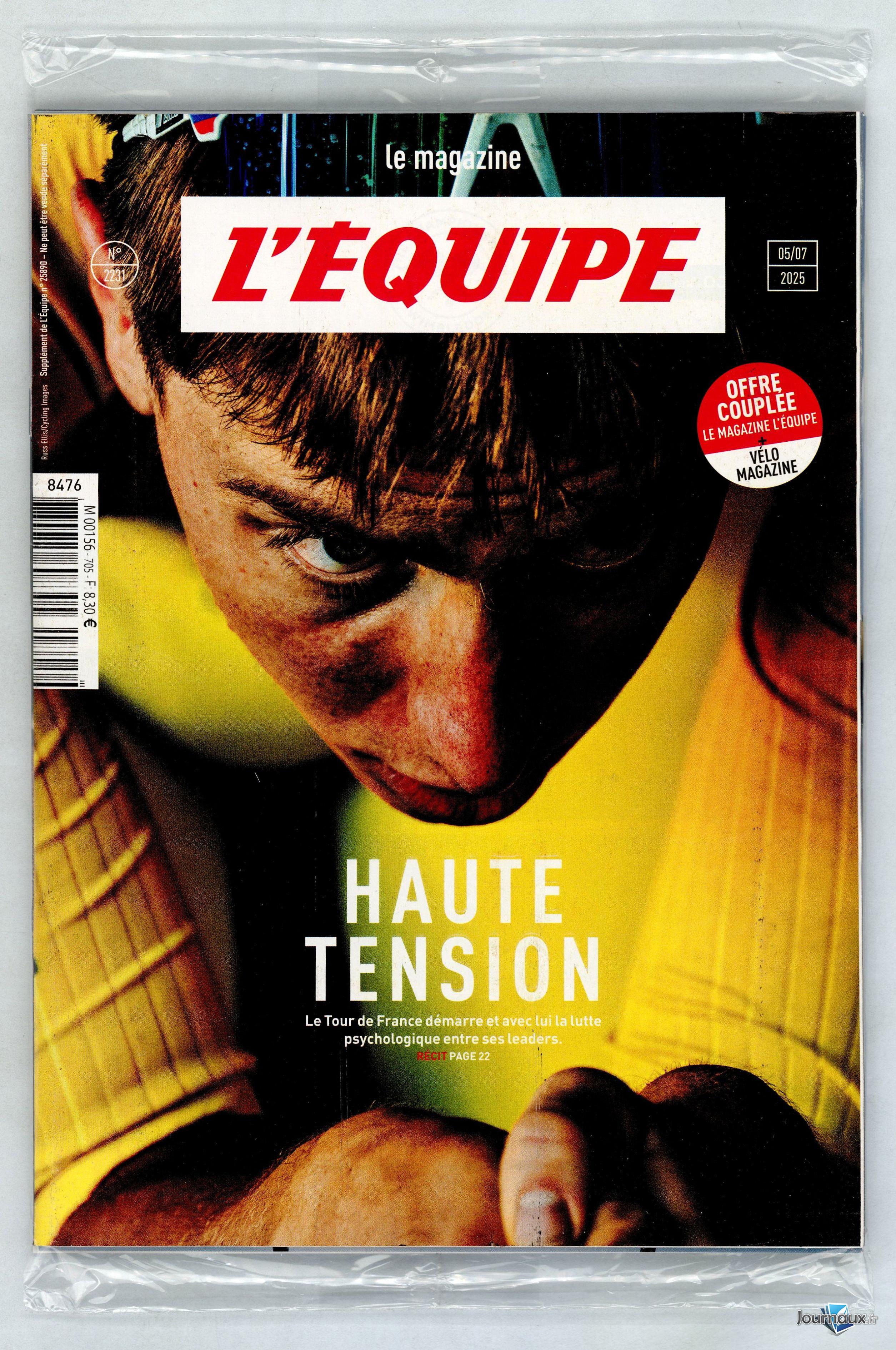 L'Equipe + Equipe Magazine + Vélo Magazine n° 705 2025-07-05
