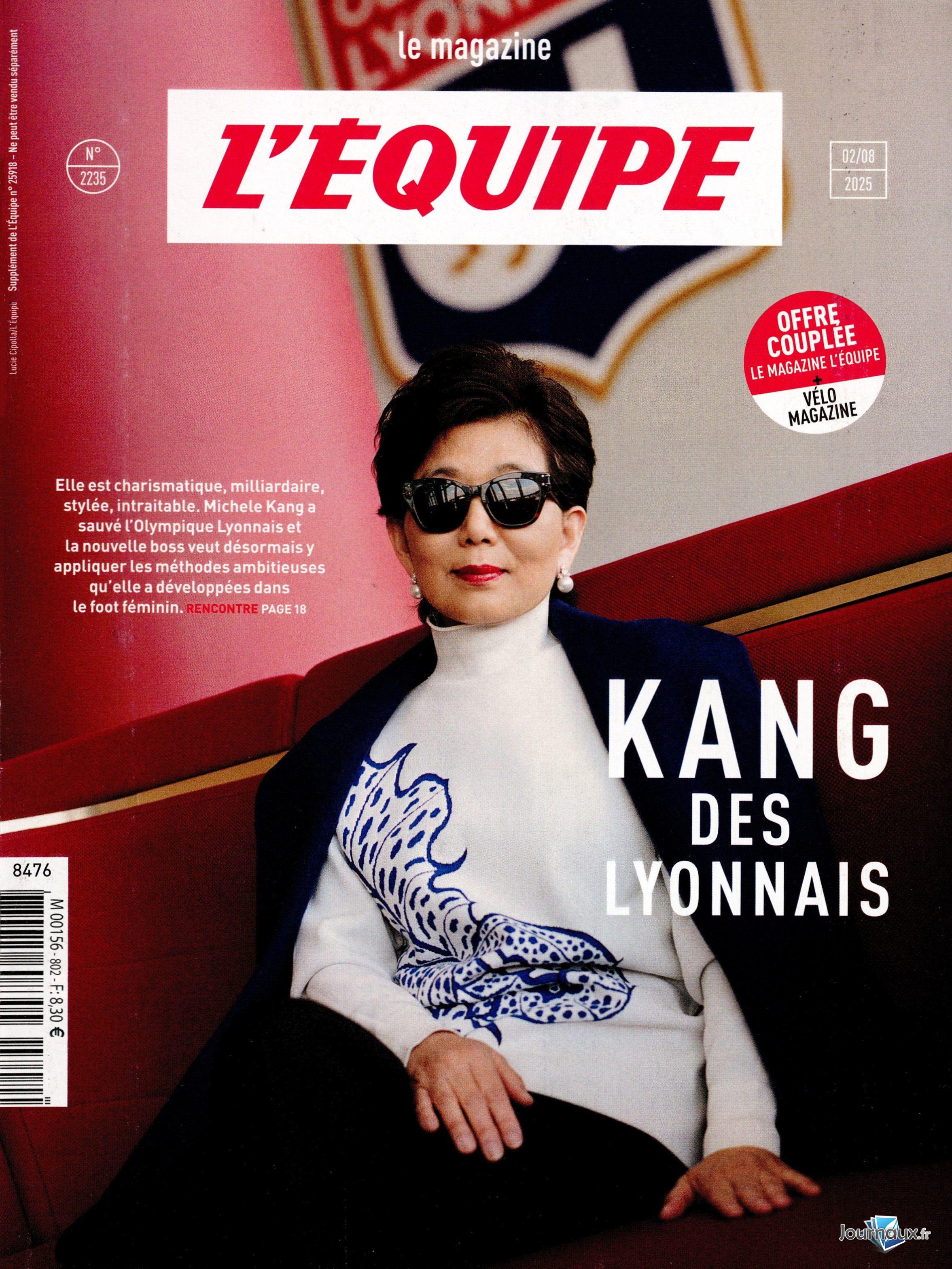 L'Equipe + Equipe Magazine + Vélo Magazine n° 802 2025-08-02
