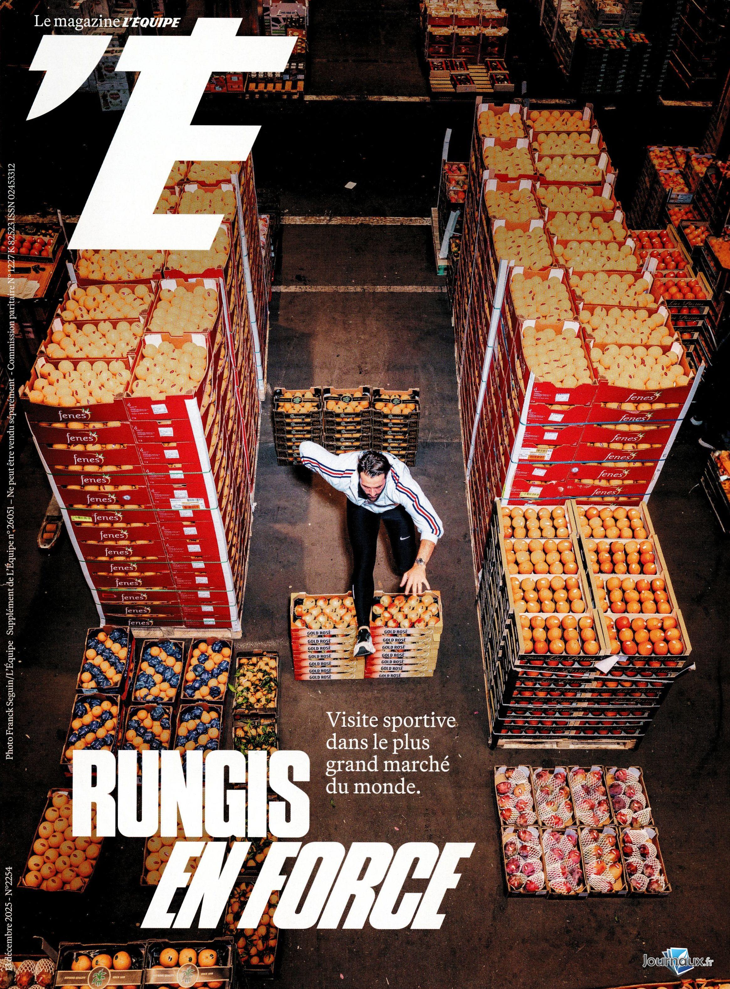 L'Equipe Samedi + Supplément Equipe Magazine + France Football n° 1213 2025-12-13