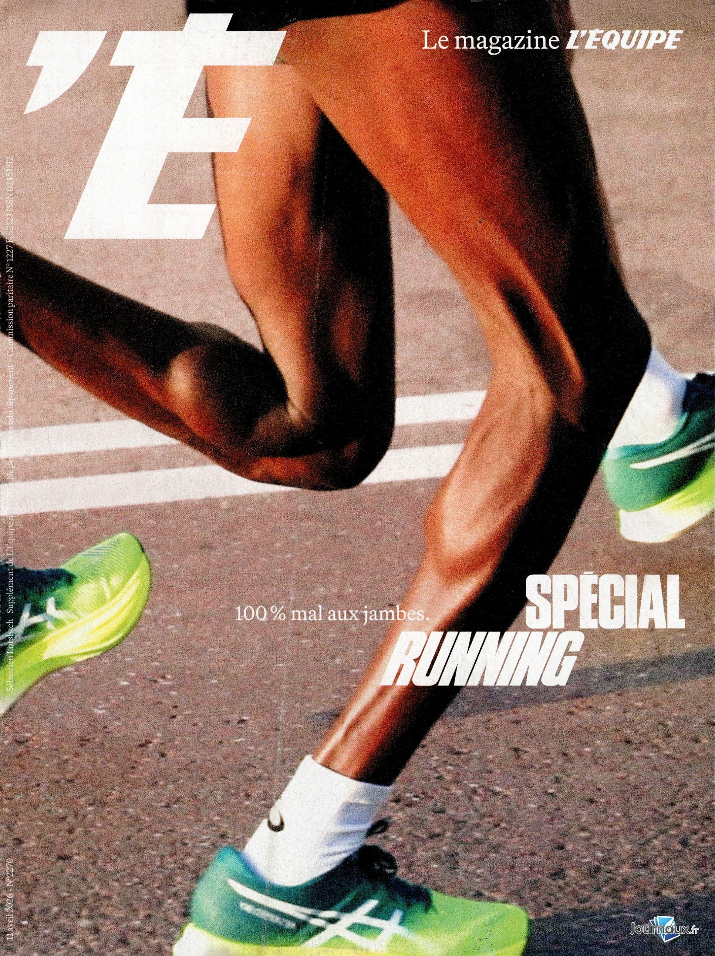 L'Equipe Samedi + Supplément Equipe Magazine + France Football n° 411 2026-04-11