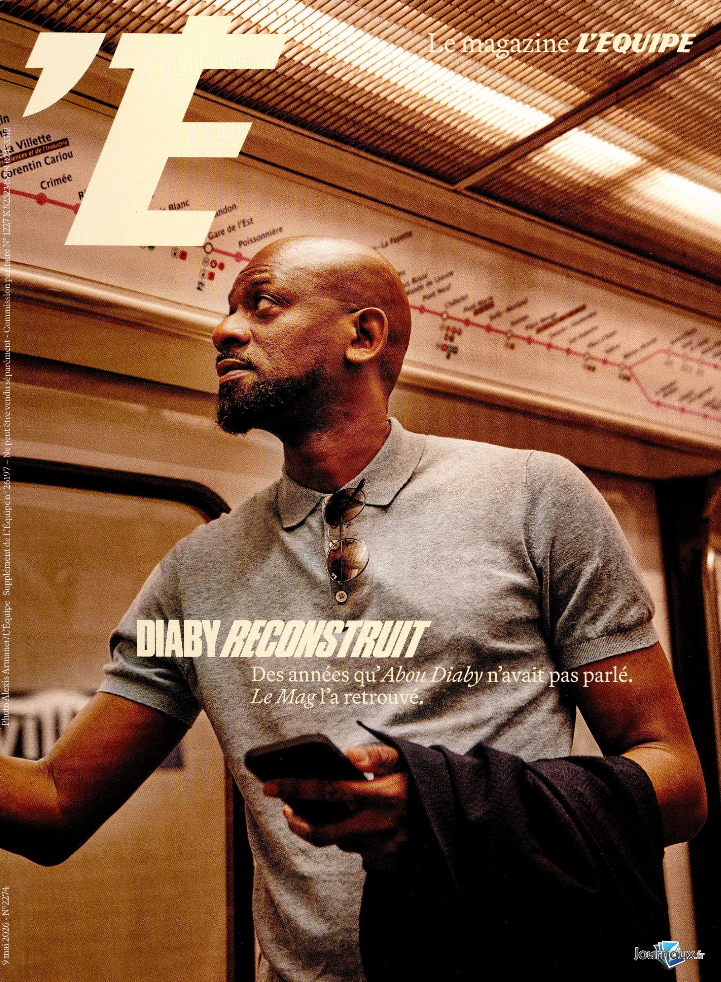 L'Equipe Samedi + Supplément Equipe Magazine + France Football n° 509 2026-05-09