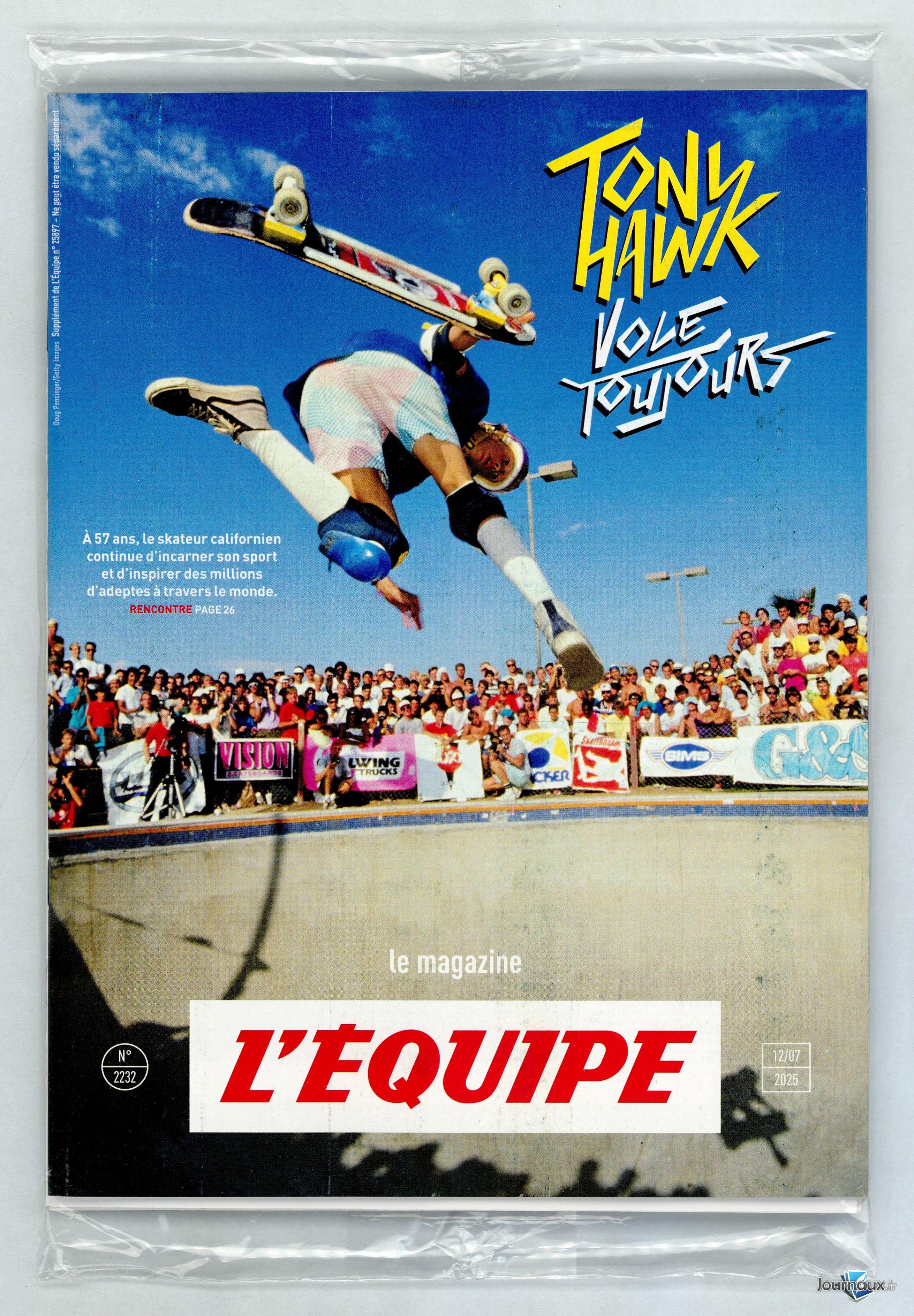L'Equipe Samedi + Supplément Equipe Magazine + France Football n° 712 2025-07-12