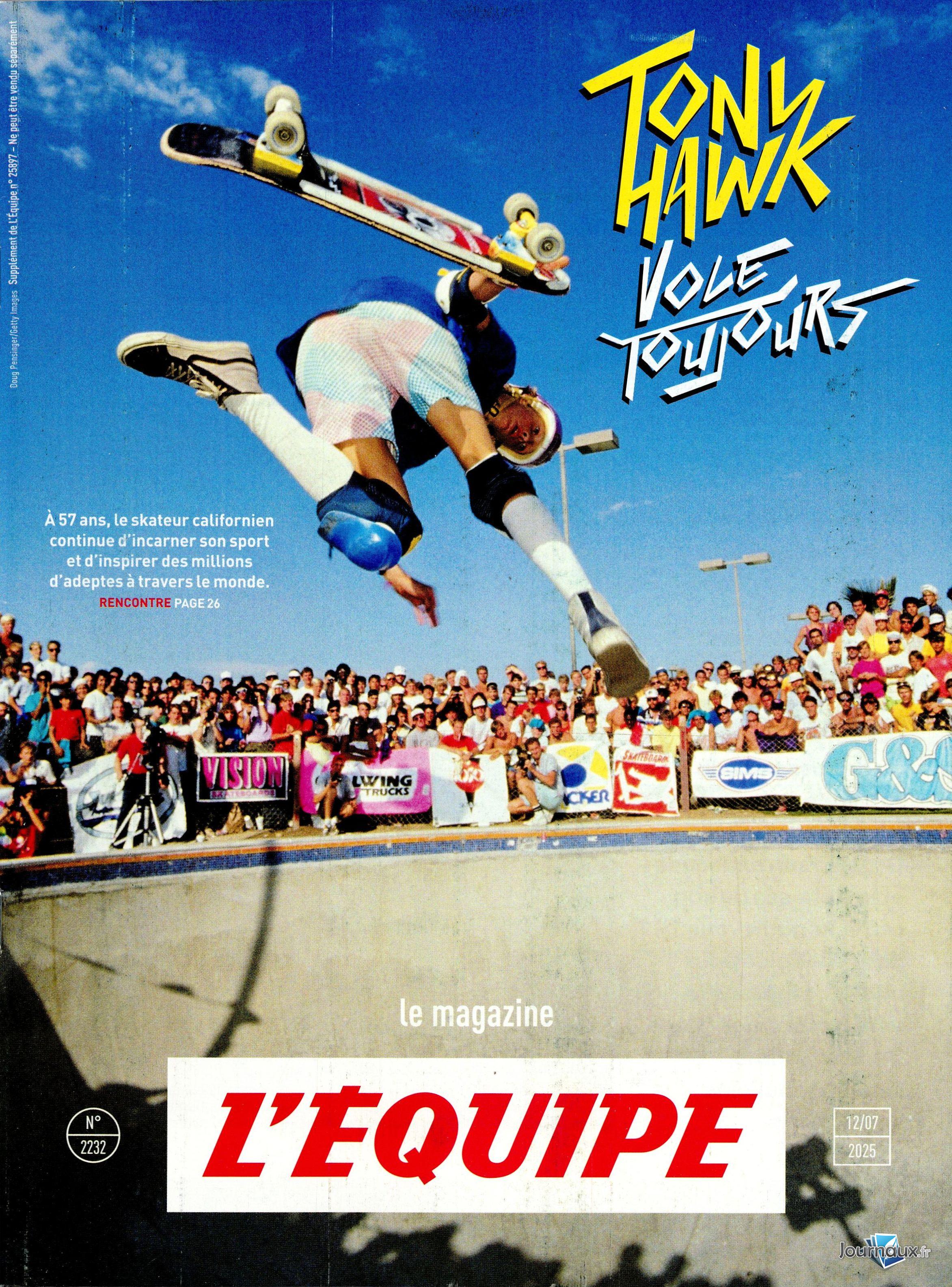 L'Equipe Samedi + Supplément Equipe Magazine + France Football n° 712 2025-07-12