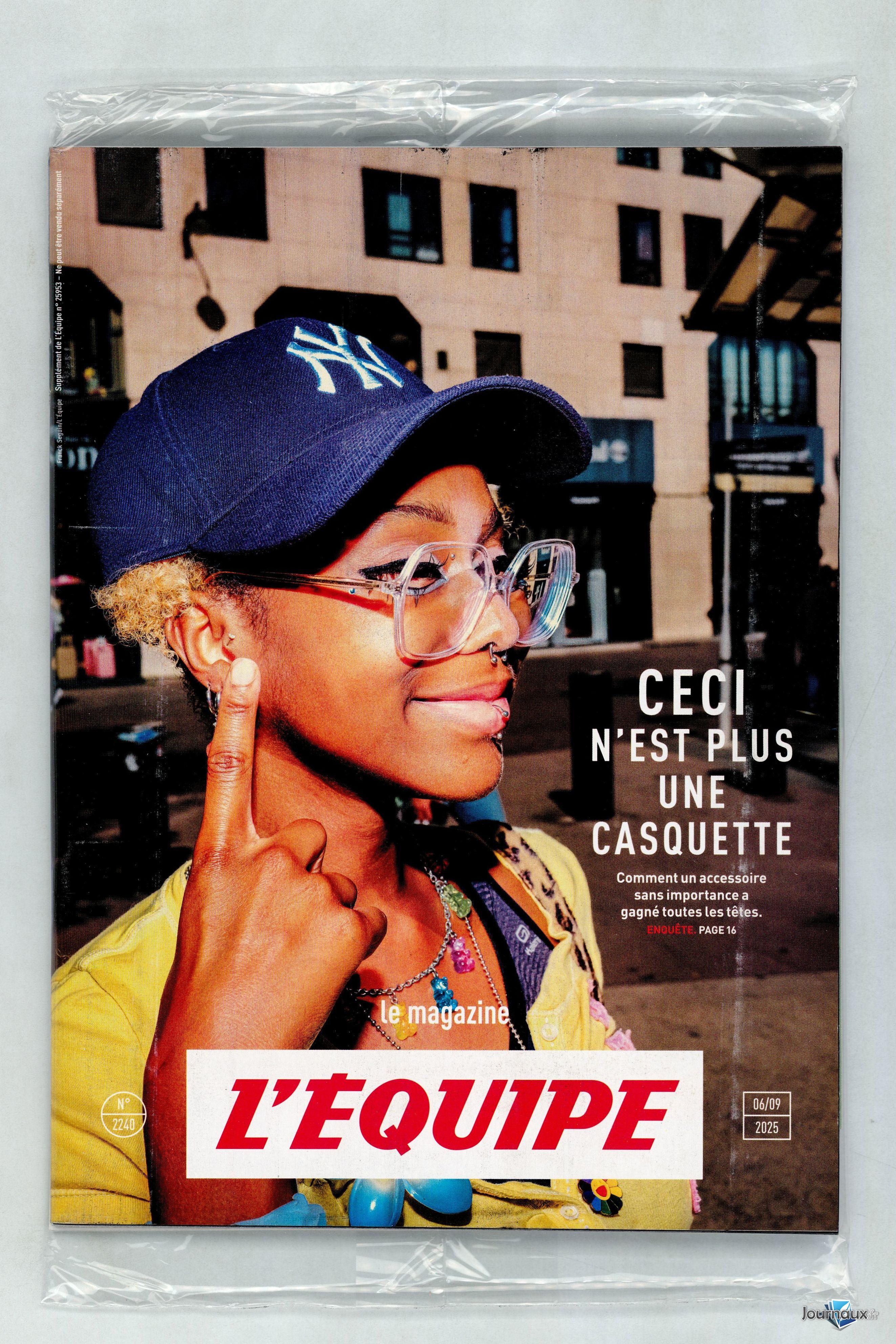 L'Equipe Samedi + Supplément Equipe Magazine + France Football n° 906 2025-09-06