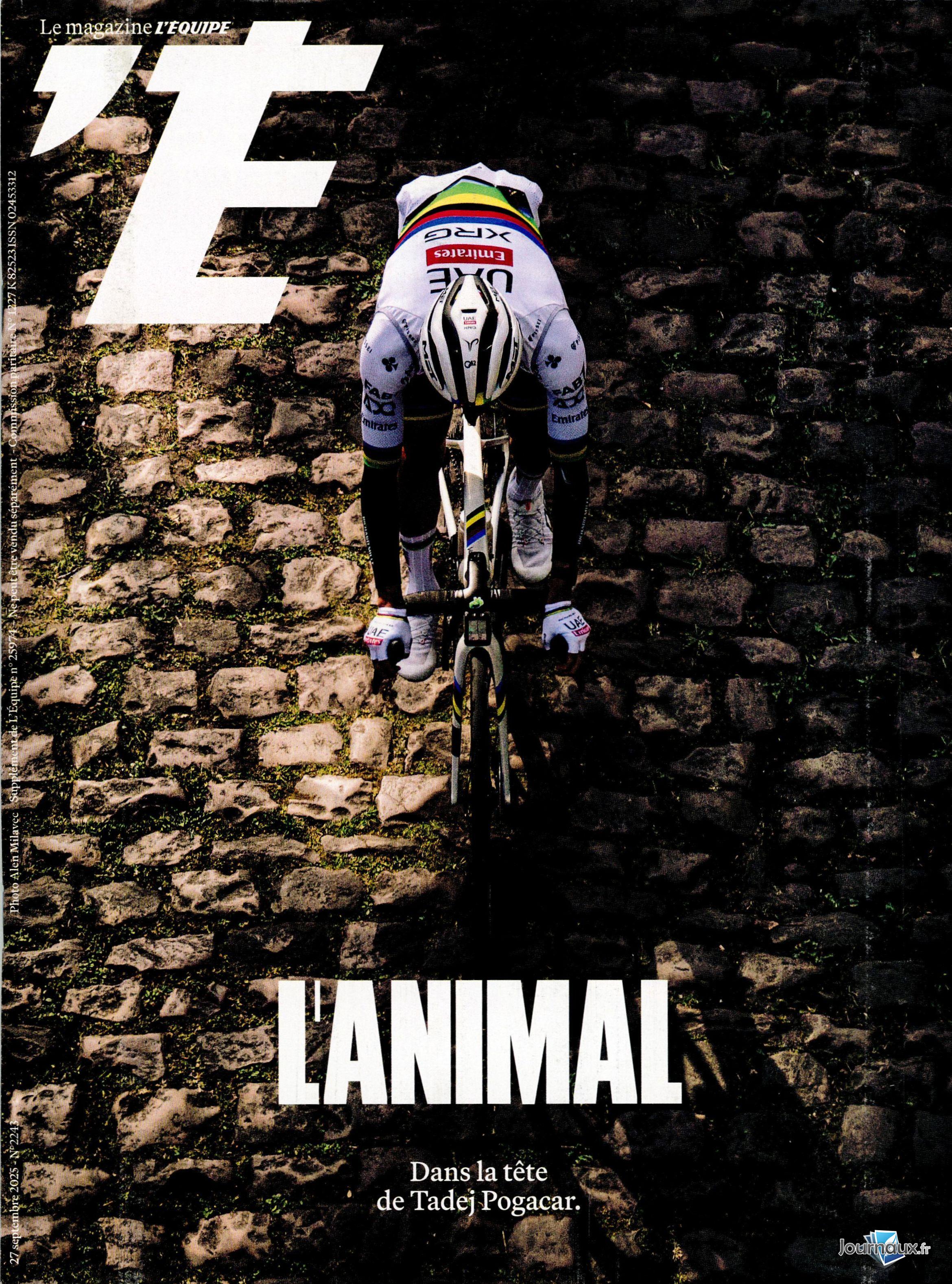 L'Equipe Samedi + Supplément Equipe Magazine + France Football n° 927 2025-09-27