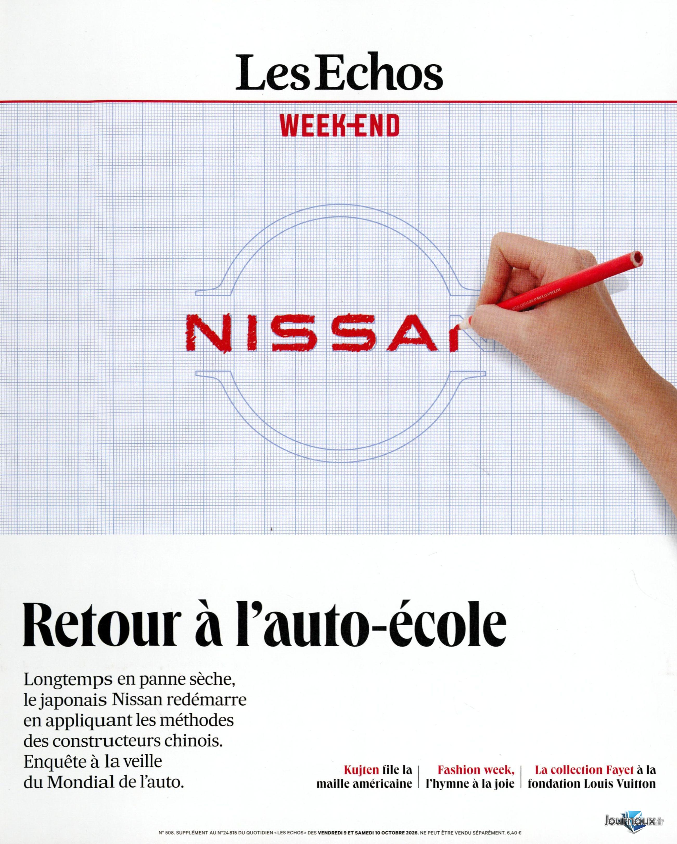 Echos Week-End n° 1009 2026-10-09