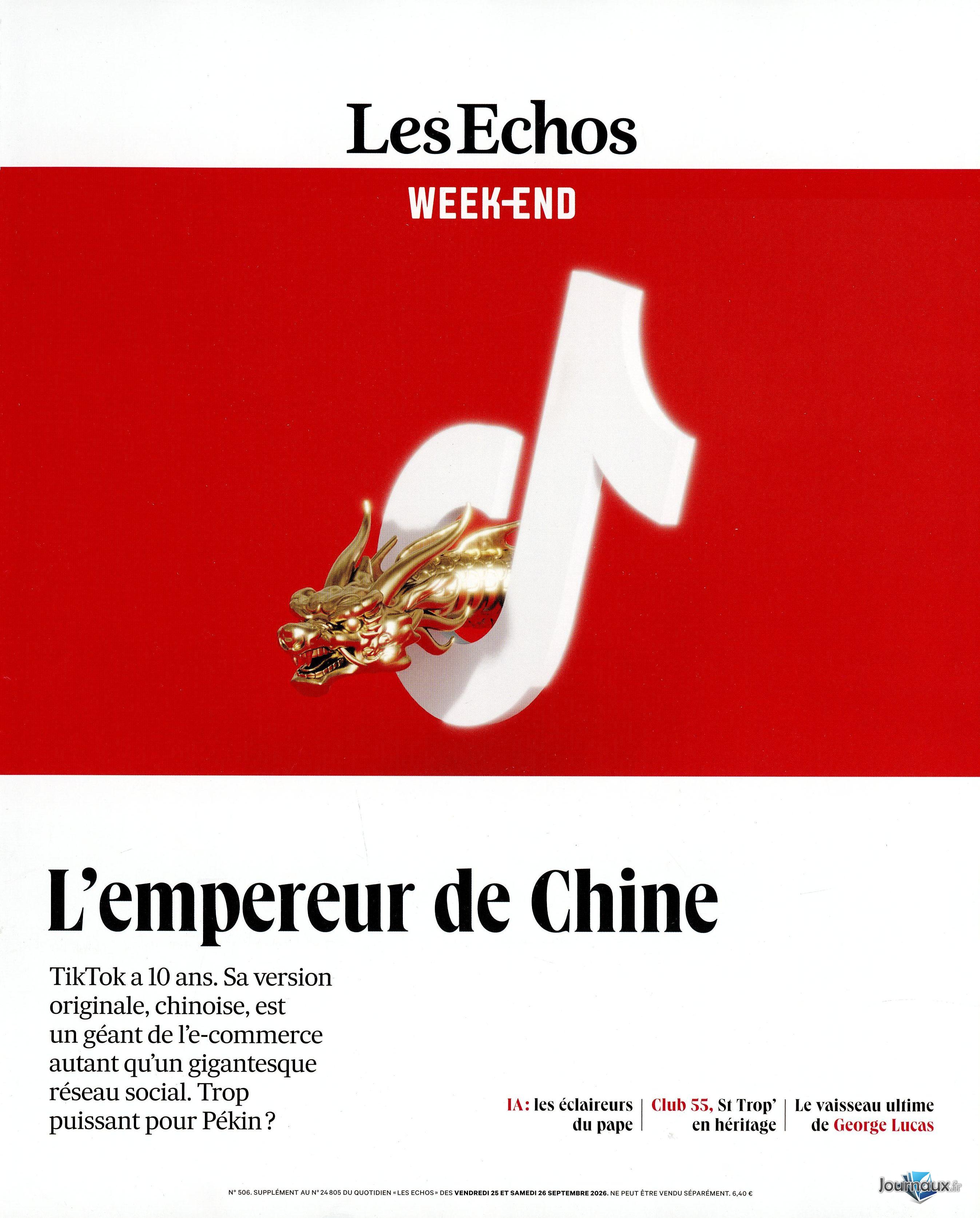 Echos Week-End n° 925 2026-09-25