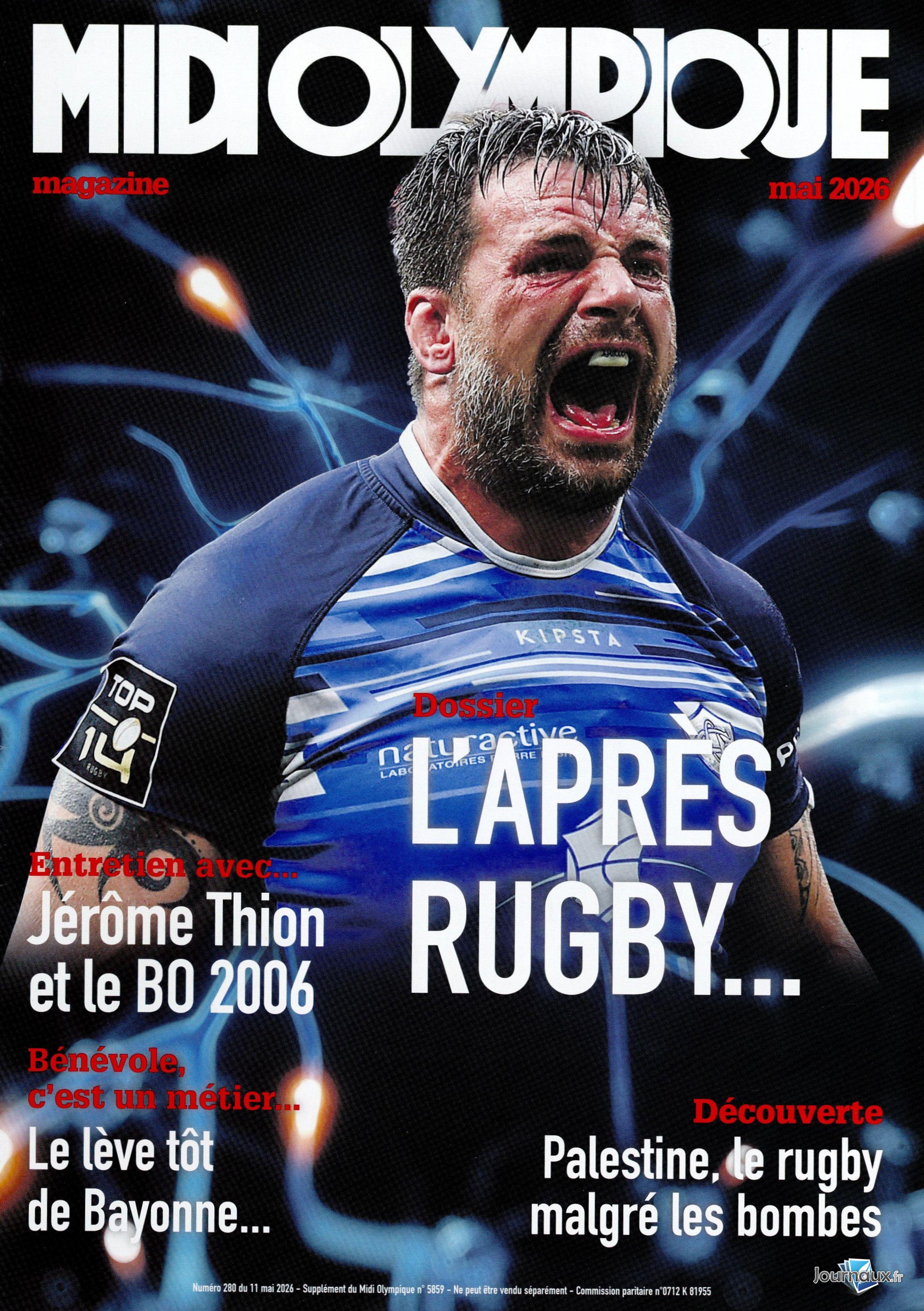Midi Olympique Lundi n° 5859 2026-05-11