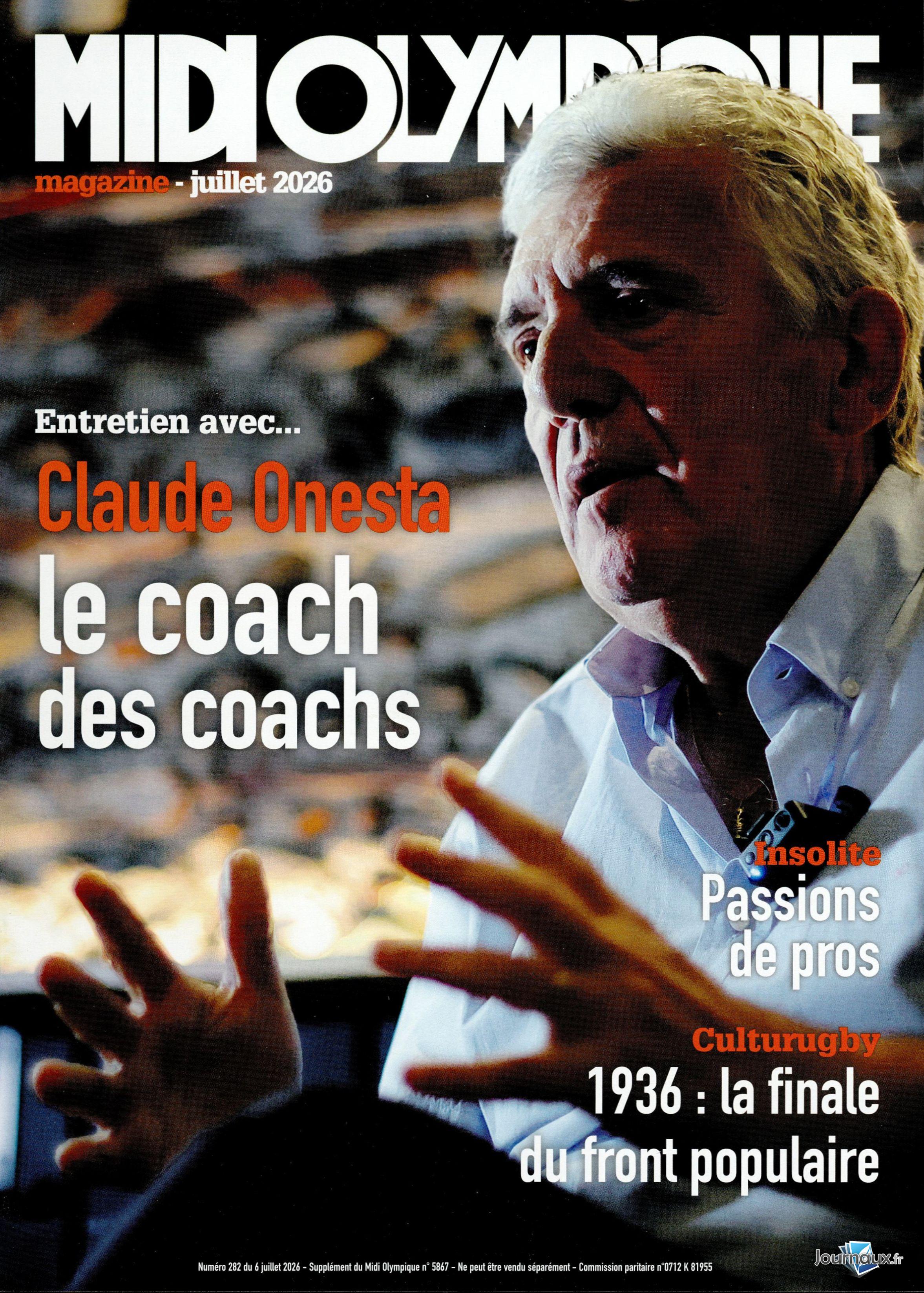 Midi Olympique Lundi n° 5867 2026-07-06