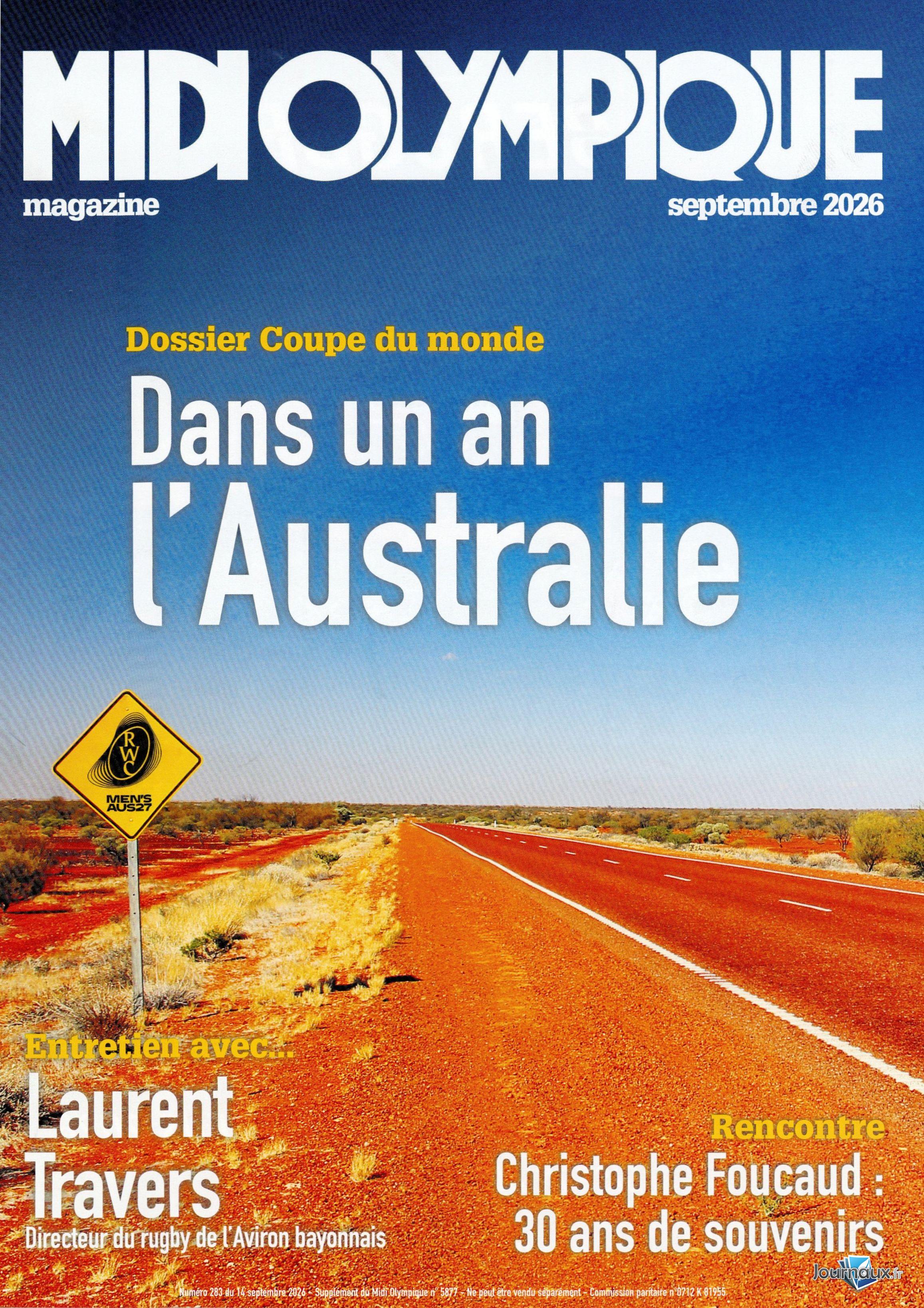 Midi Olympique Lundi n° 5877 2026-09-14