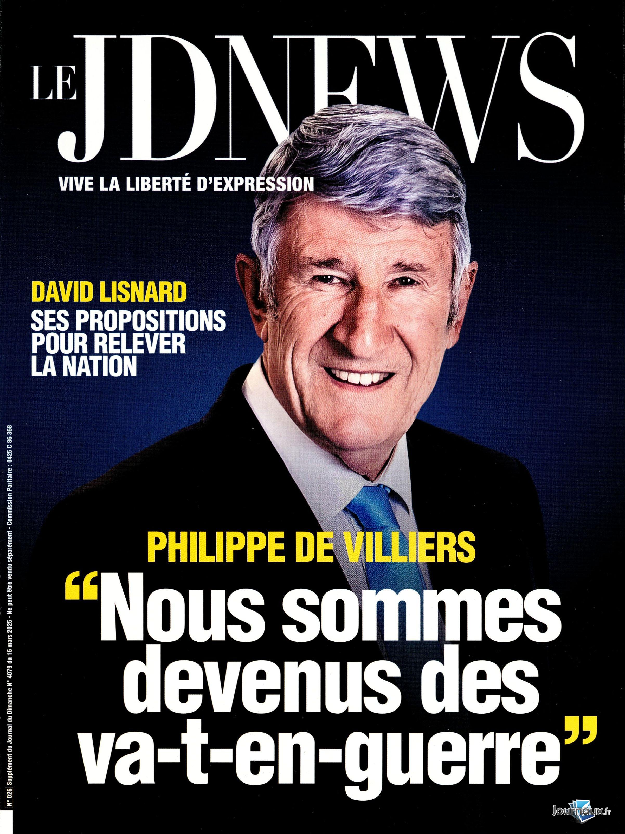 Le Journal Du Dimanche n° 4079 2025-03-17