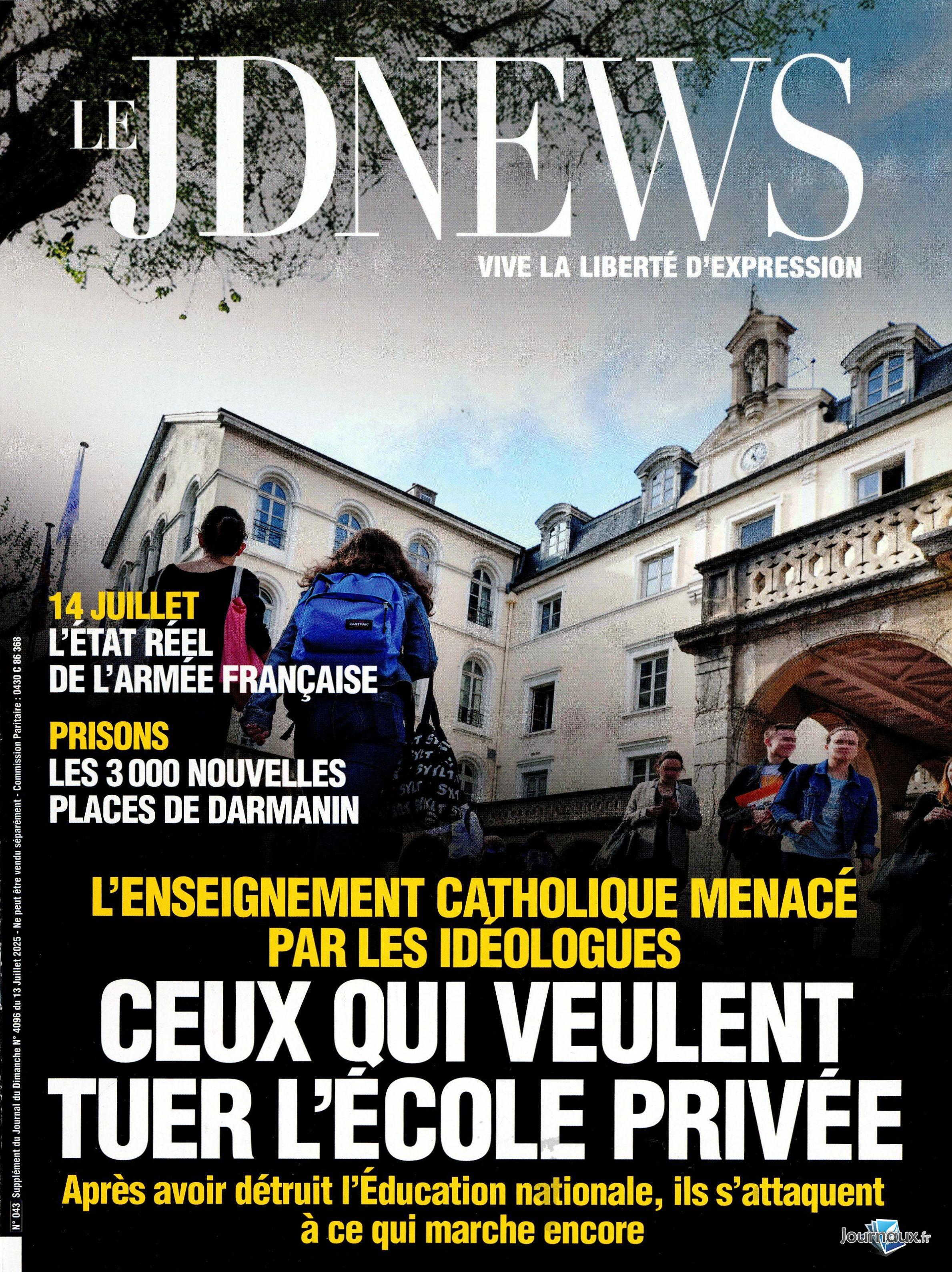 Le Journal Du Dimanche n° 4096 2025-07-15