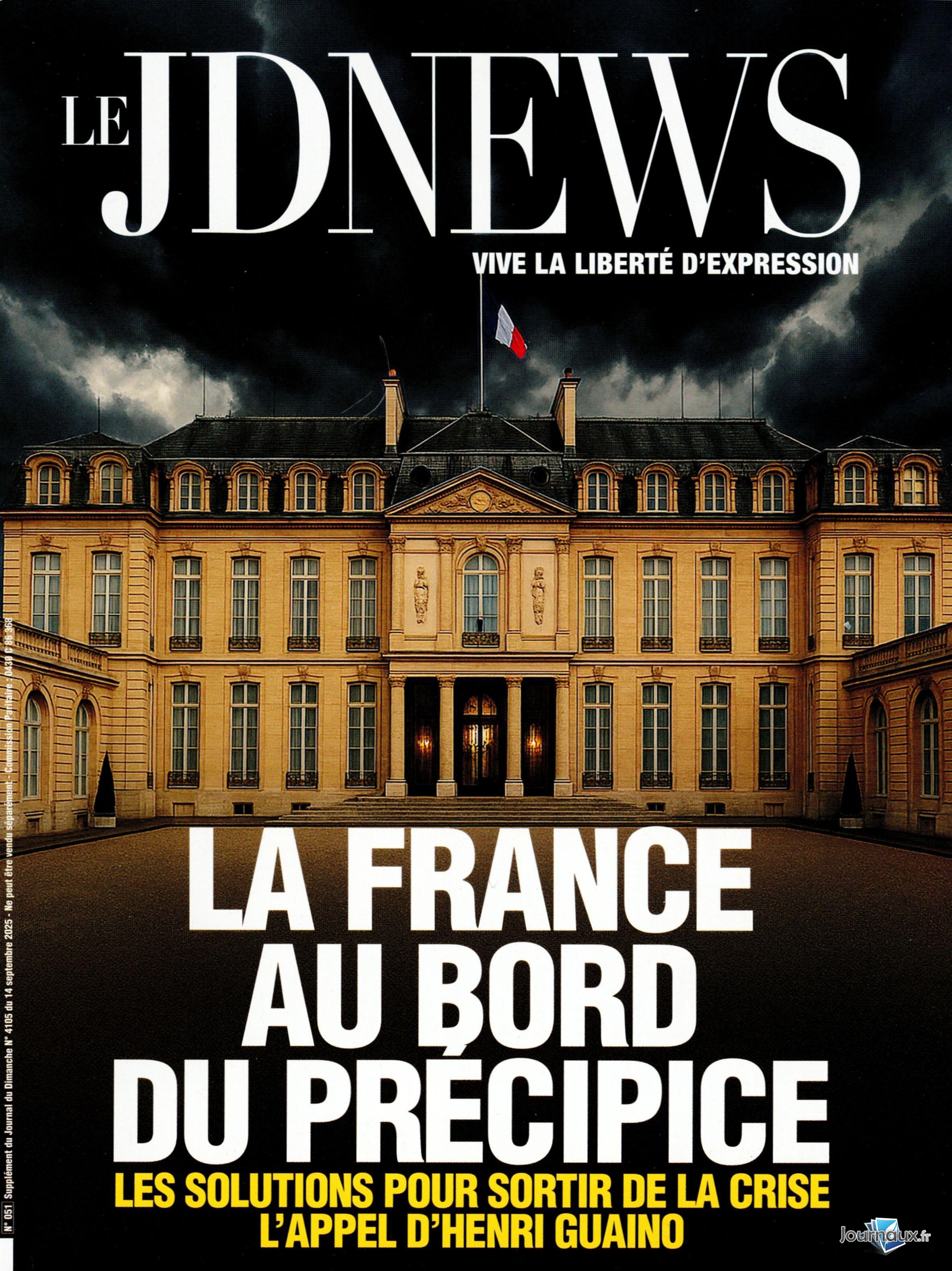 Le Journal Du Dimanche n° 4105 2025-09-15