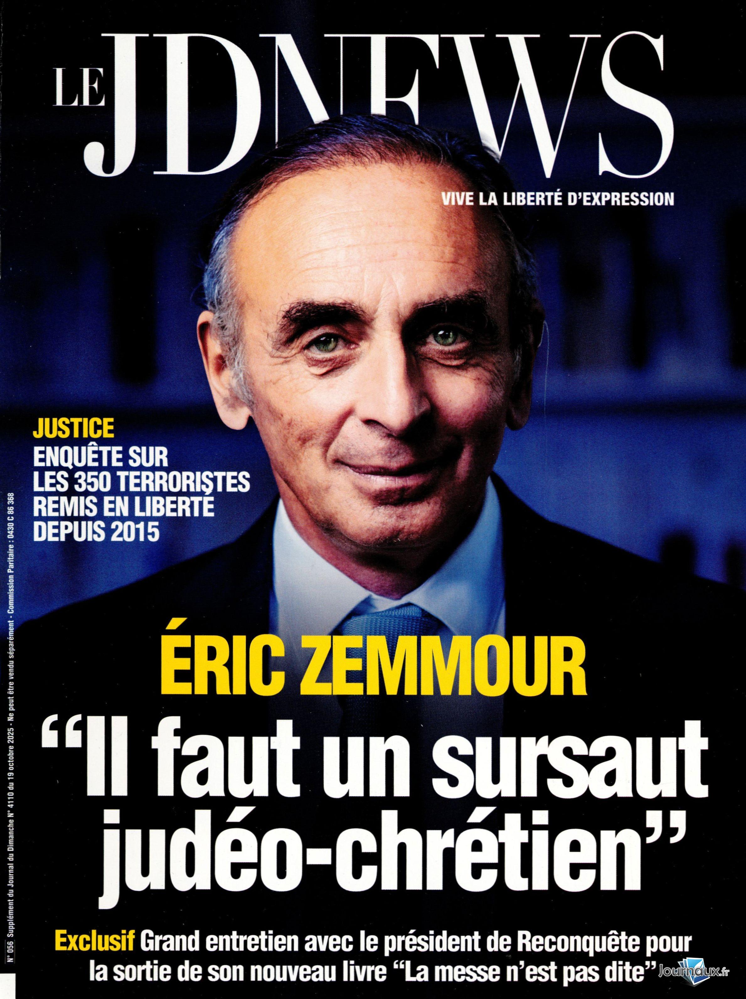 Le Journal Du Dimanche n° 4110 2025-10-20