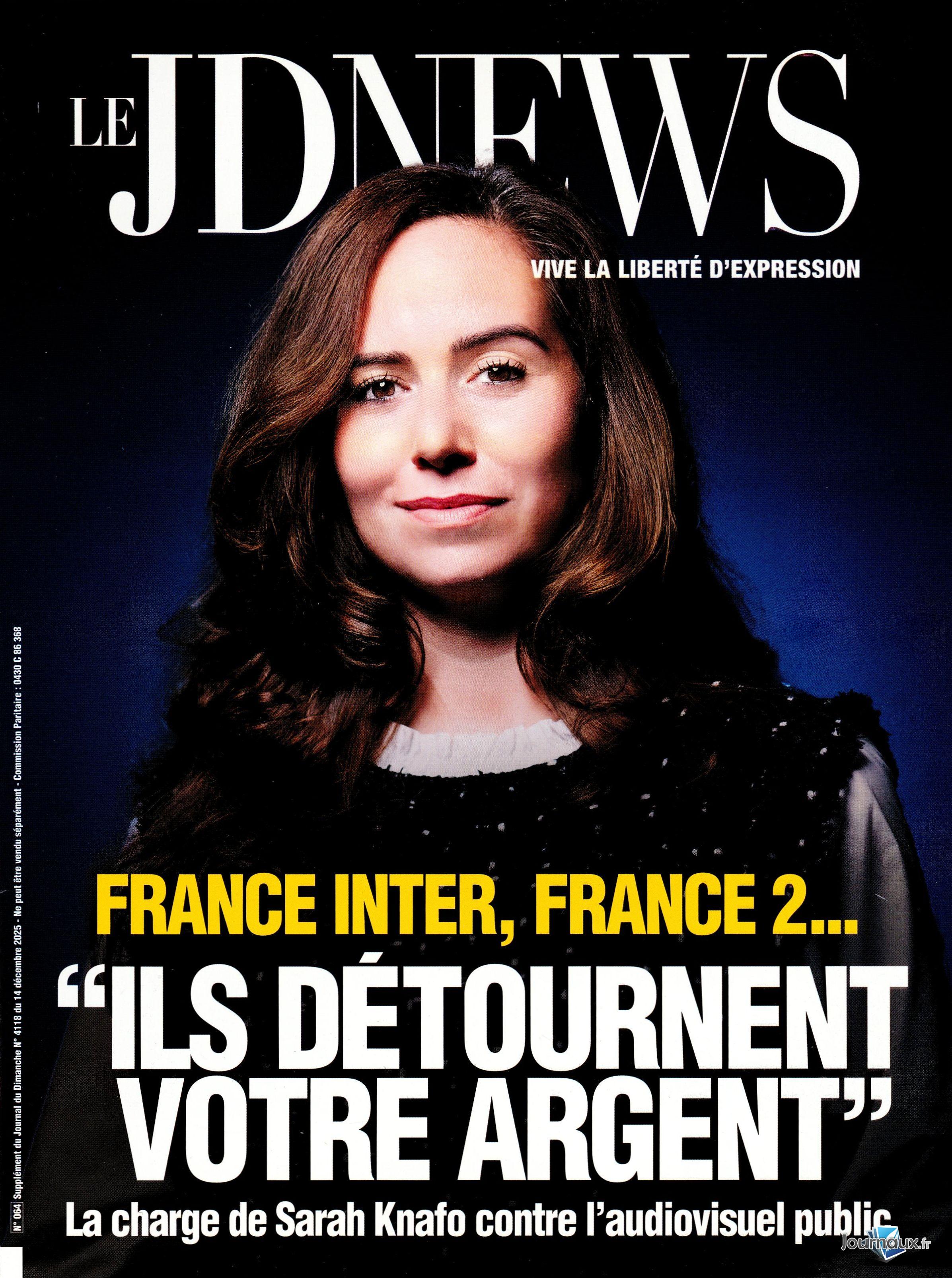 Le Journal Du Dimanche n° 4118 2025-12-15