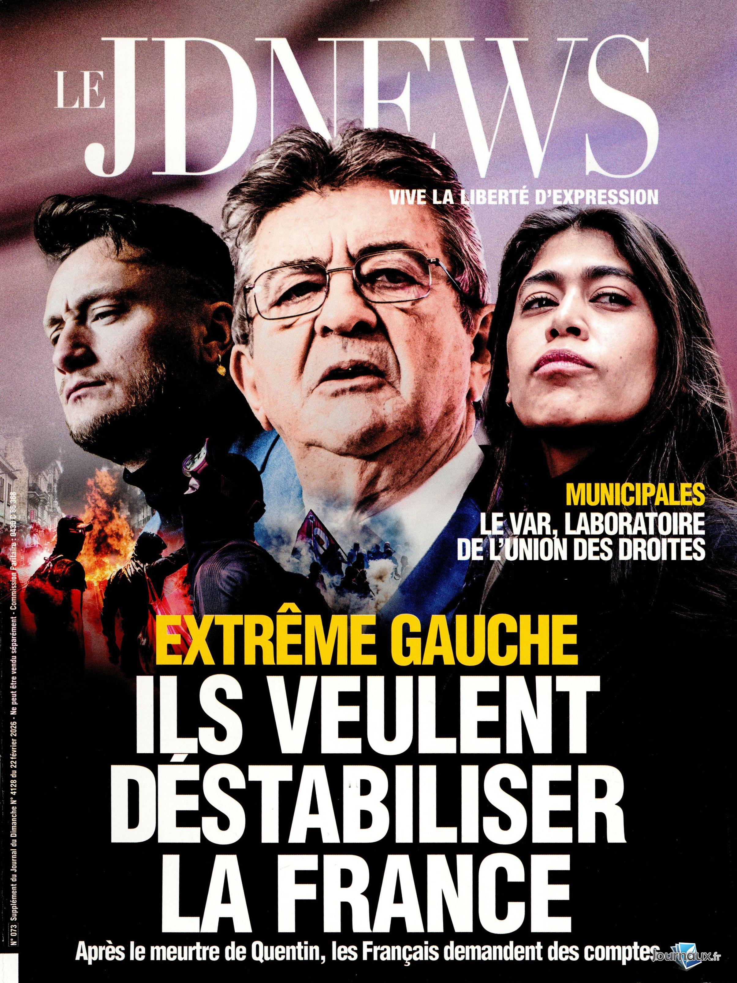 Le Journal Du Dimanche n° 4128 2026-02-23