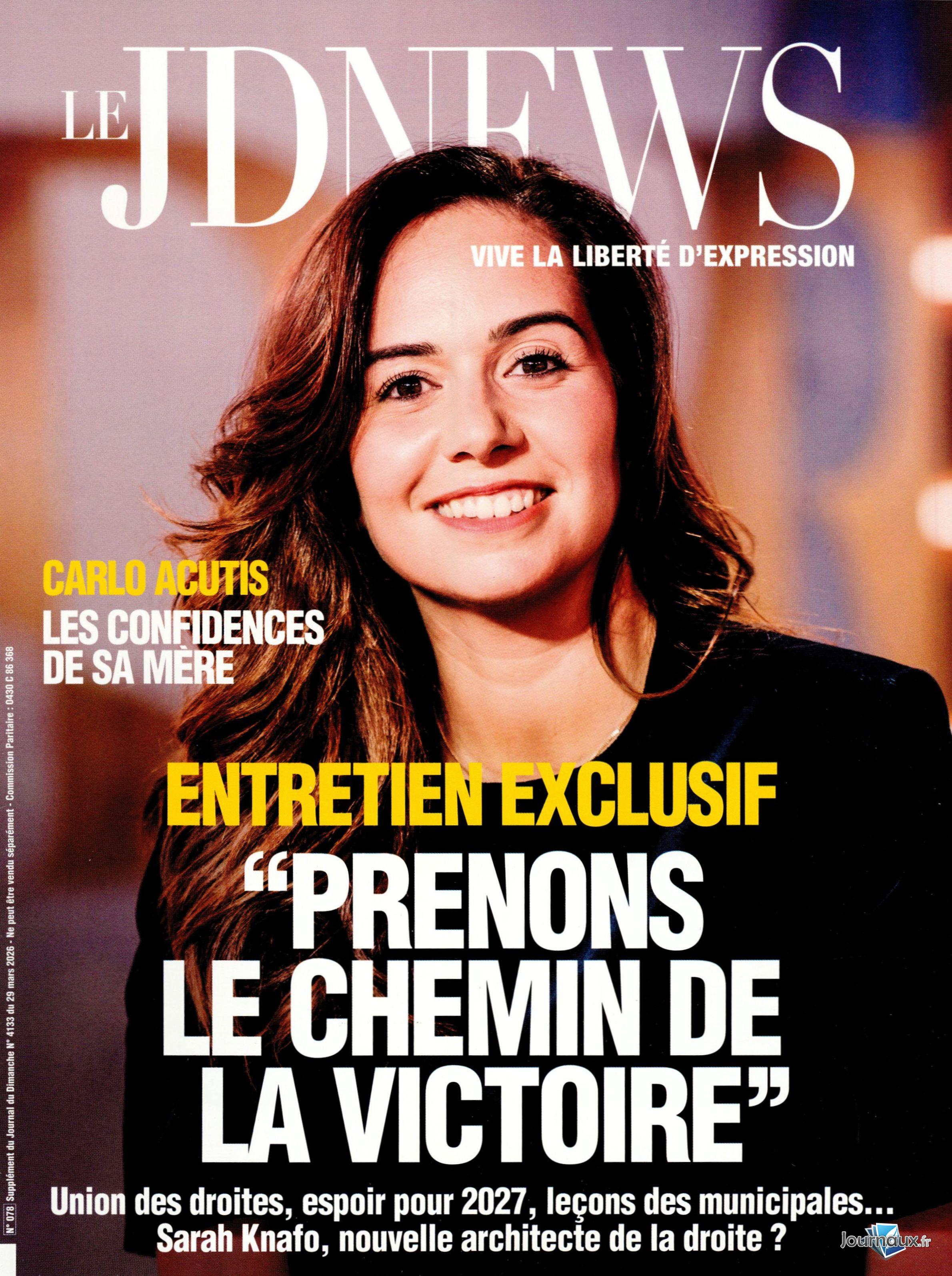Le Journal Du Dimanche n° 4133 2026-03-30