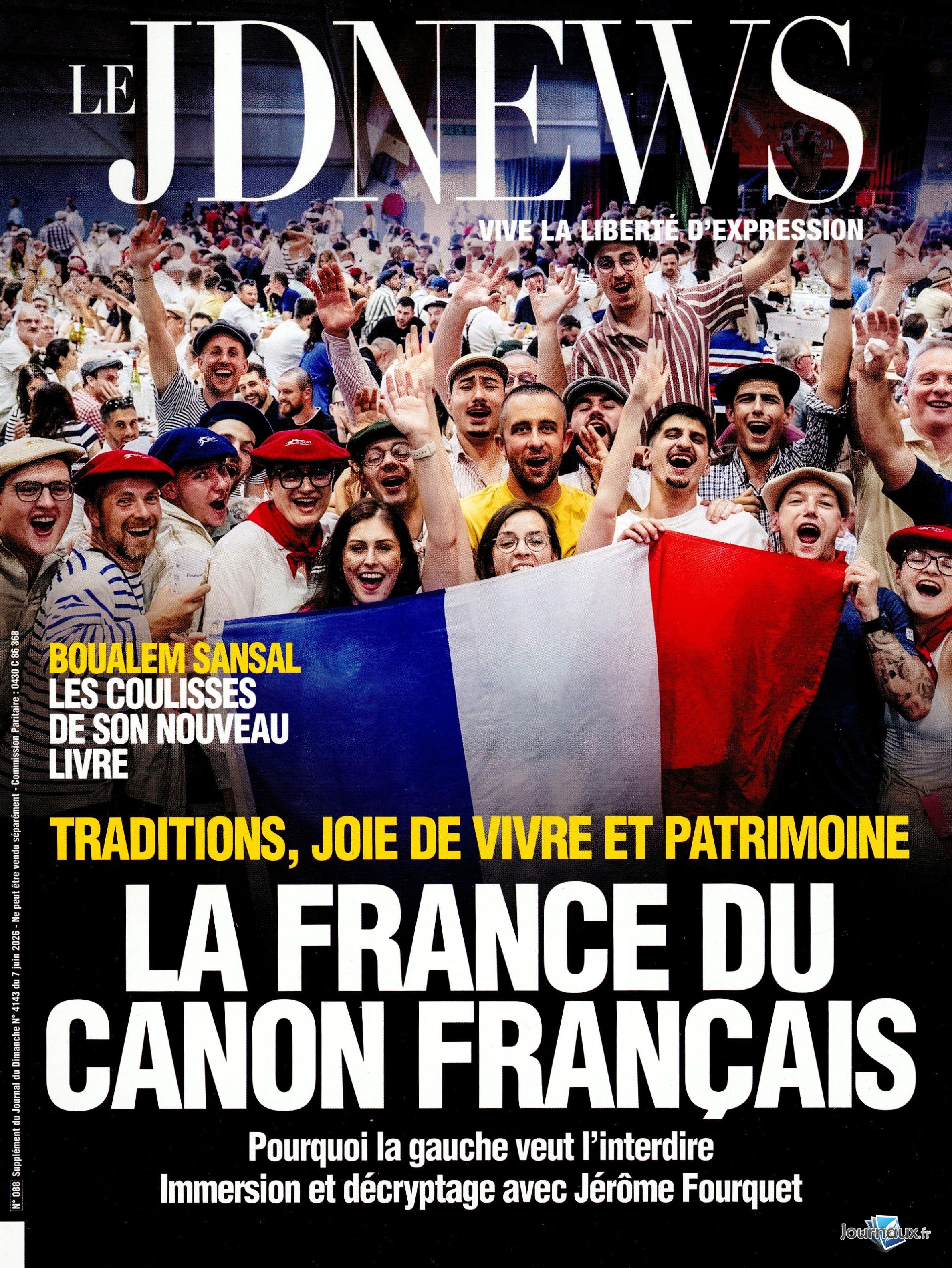 Le Journal Du Dimanche n° 4143 2026-06-08