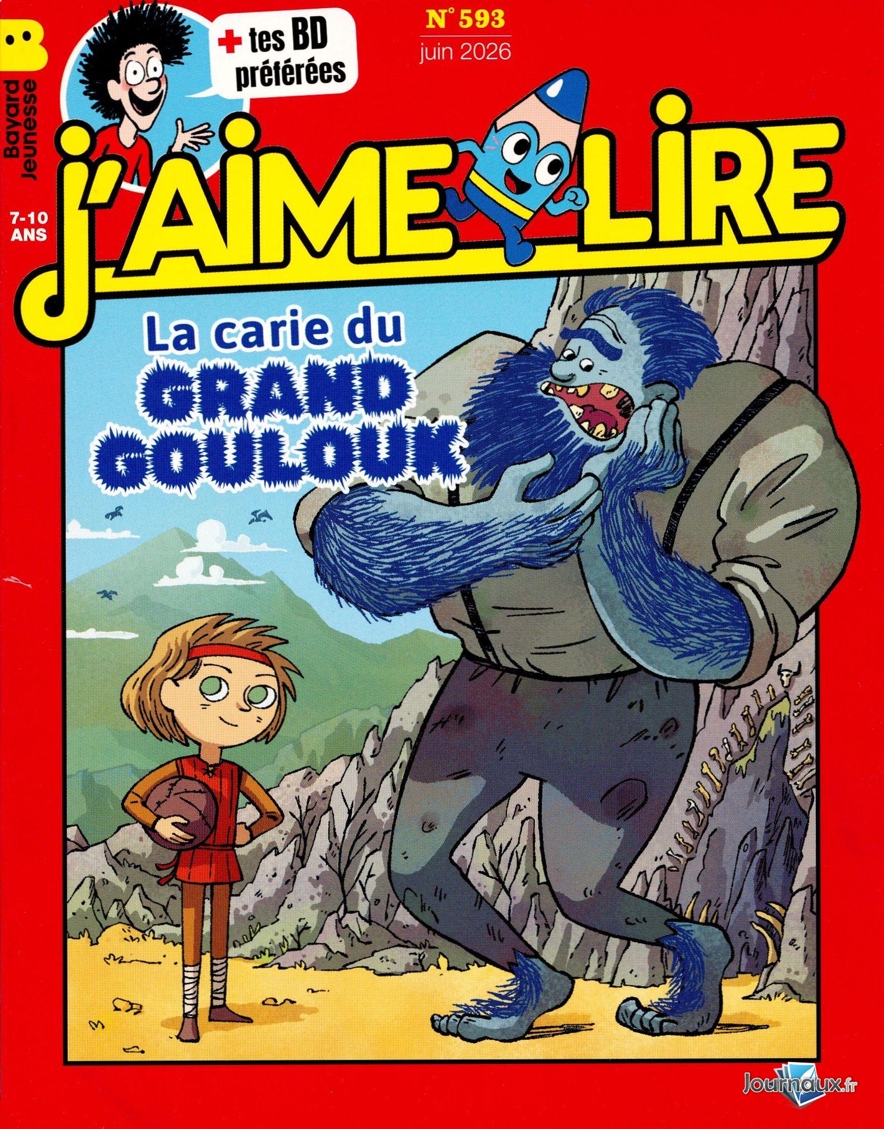 J'aime lire + J'aime lire BD n° 593 2026-06-04