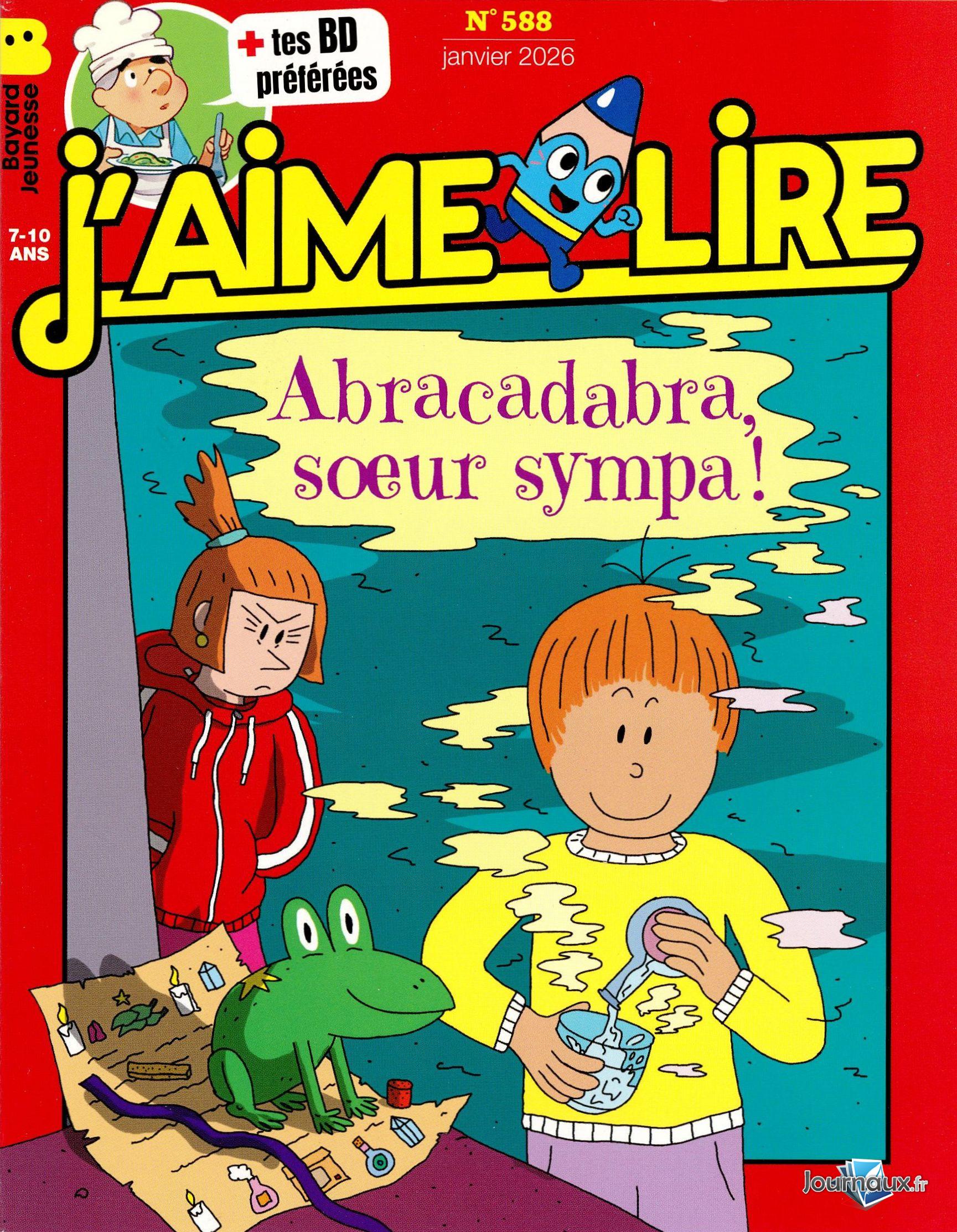 J'aime Lire + J 'aime Lire BD n° 588 2025-12-26