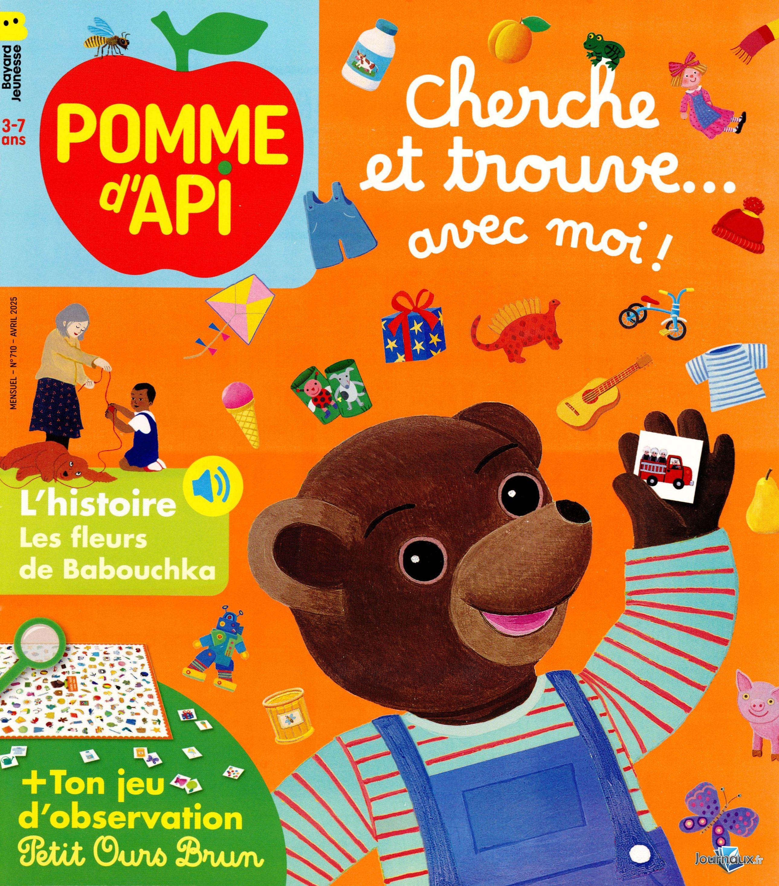Pomme d'Api + Cahier de Jeux n° 710 2025-03-27