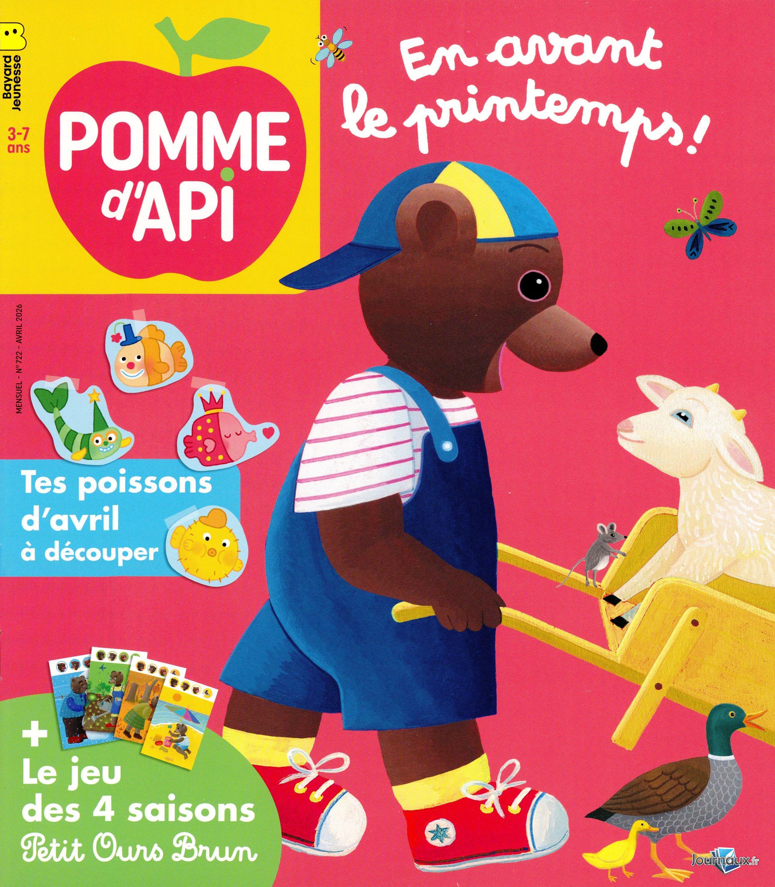 Pomme d'Api + Cahier de Jeux n° 722 2026-03-26
