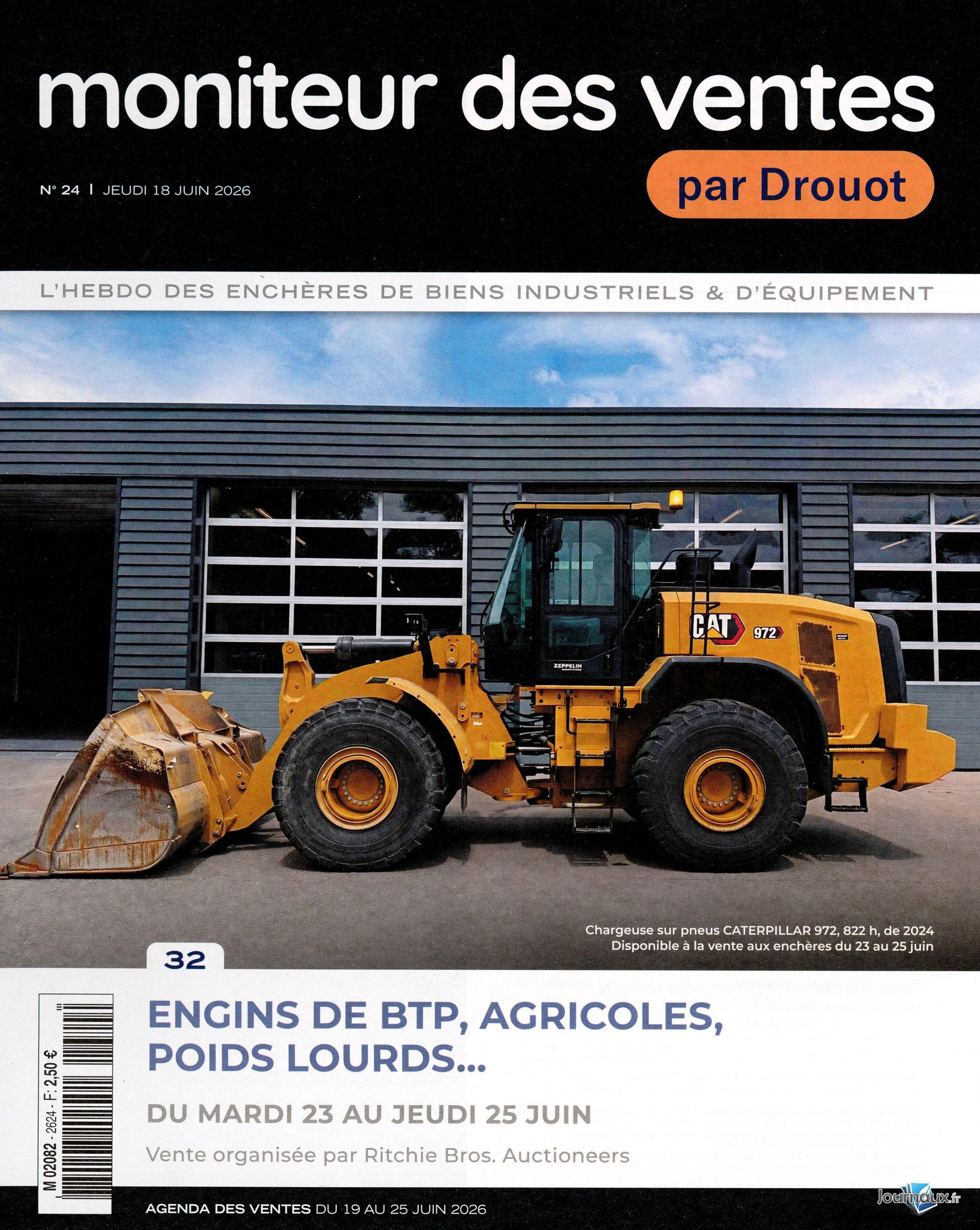 Moniteur des Ventes n° 2624 2026-06-19