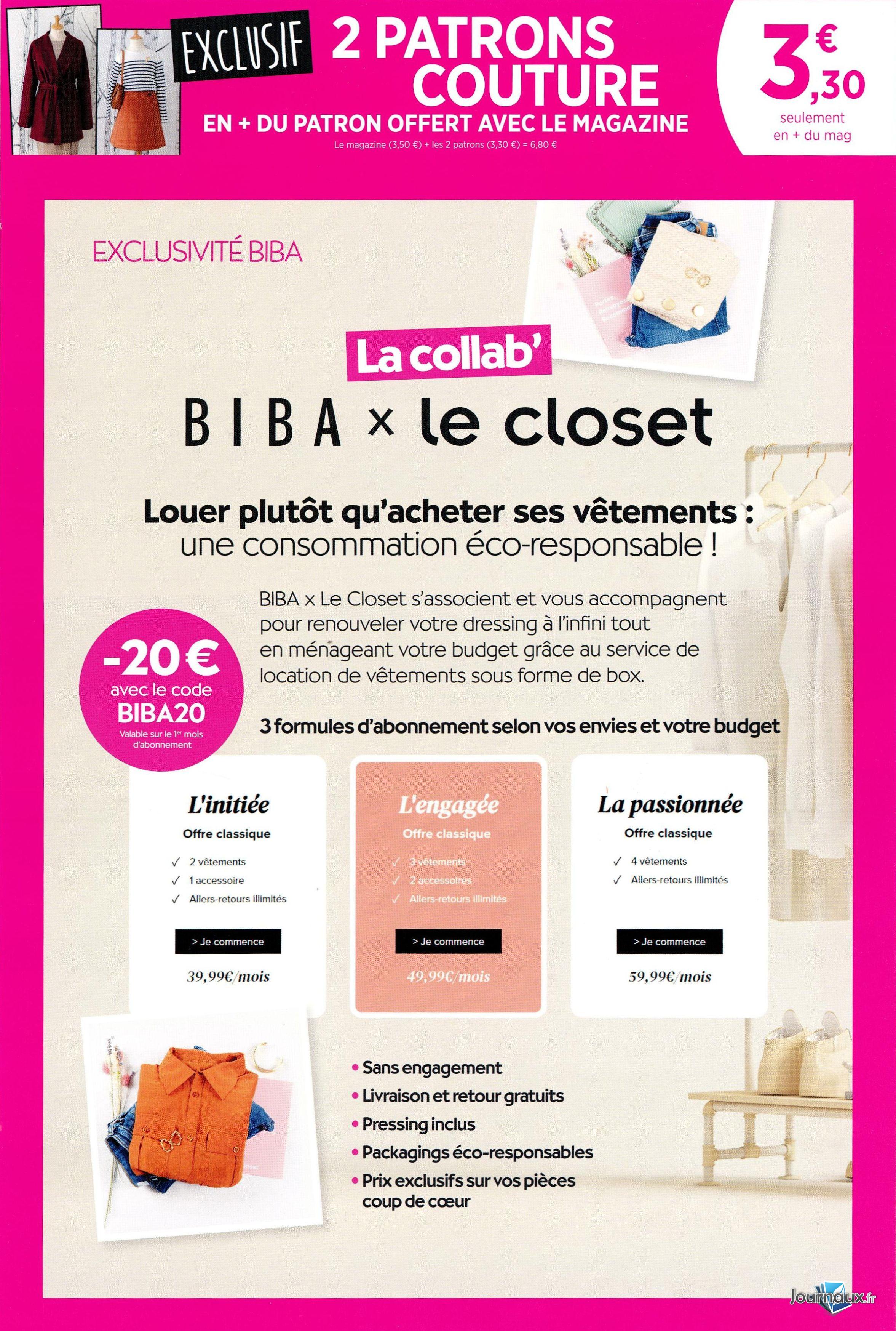 Mode & Travaux + 2 patrons n° 1464 2022-10-04