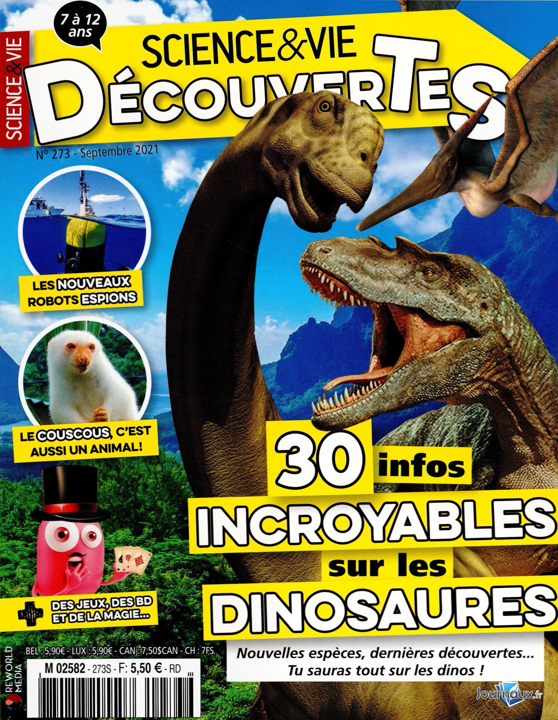 Science & Vie Découvertes  n° 273 2021-08-19