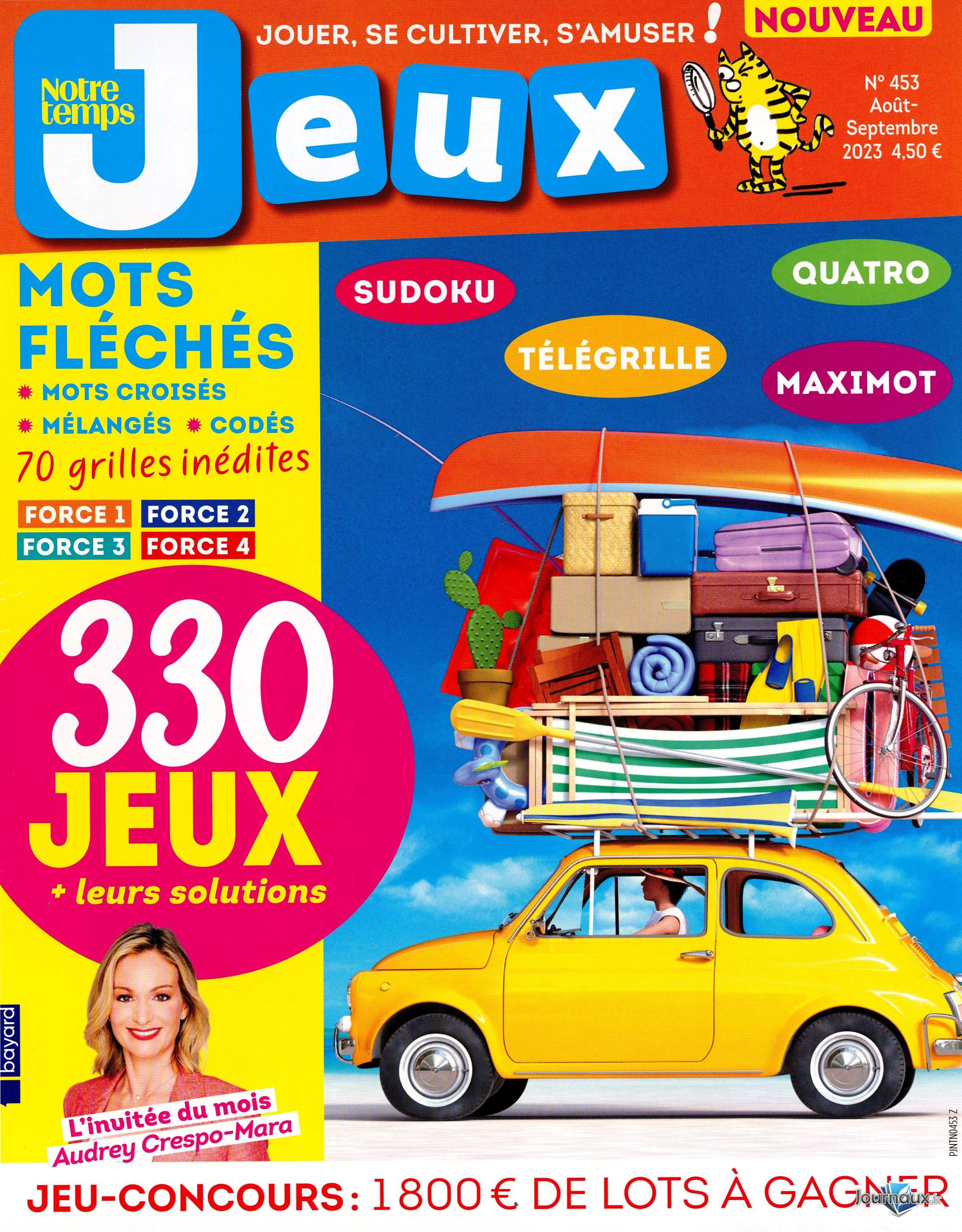 Notre Temps + Notre Temps Jeux n° 644 2023-07-04
